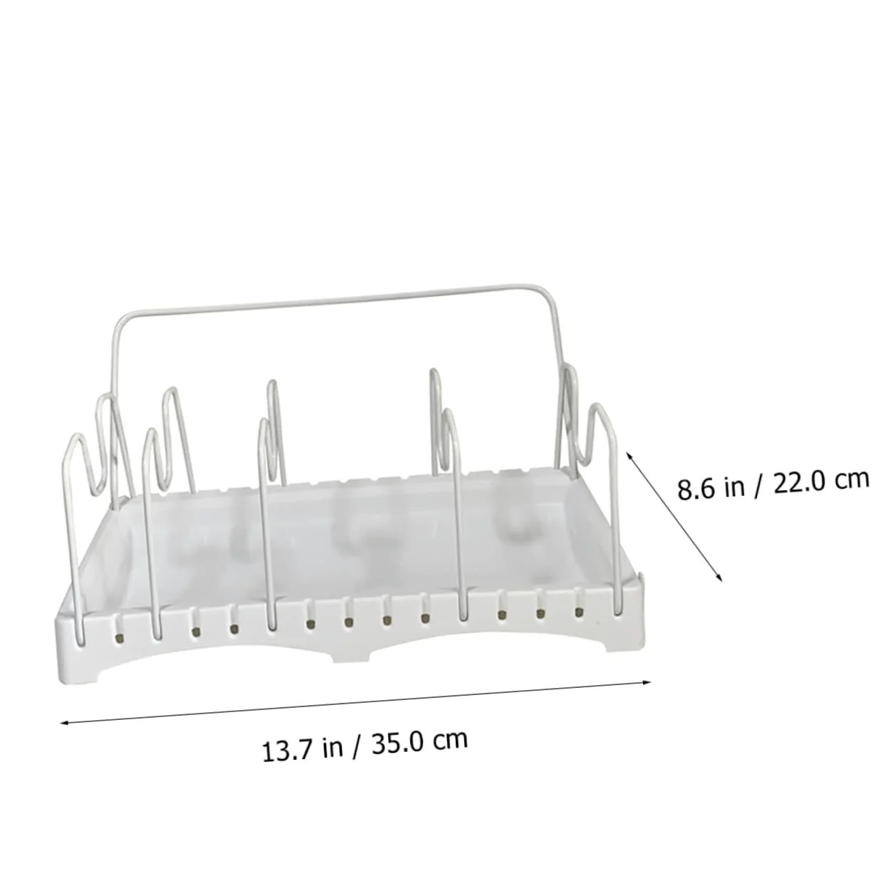 TOPBATHY Soporte Ajustable Para Tapas De Ollas Estante Para Utensilios Diseño Elegante