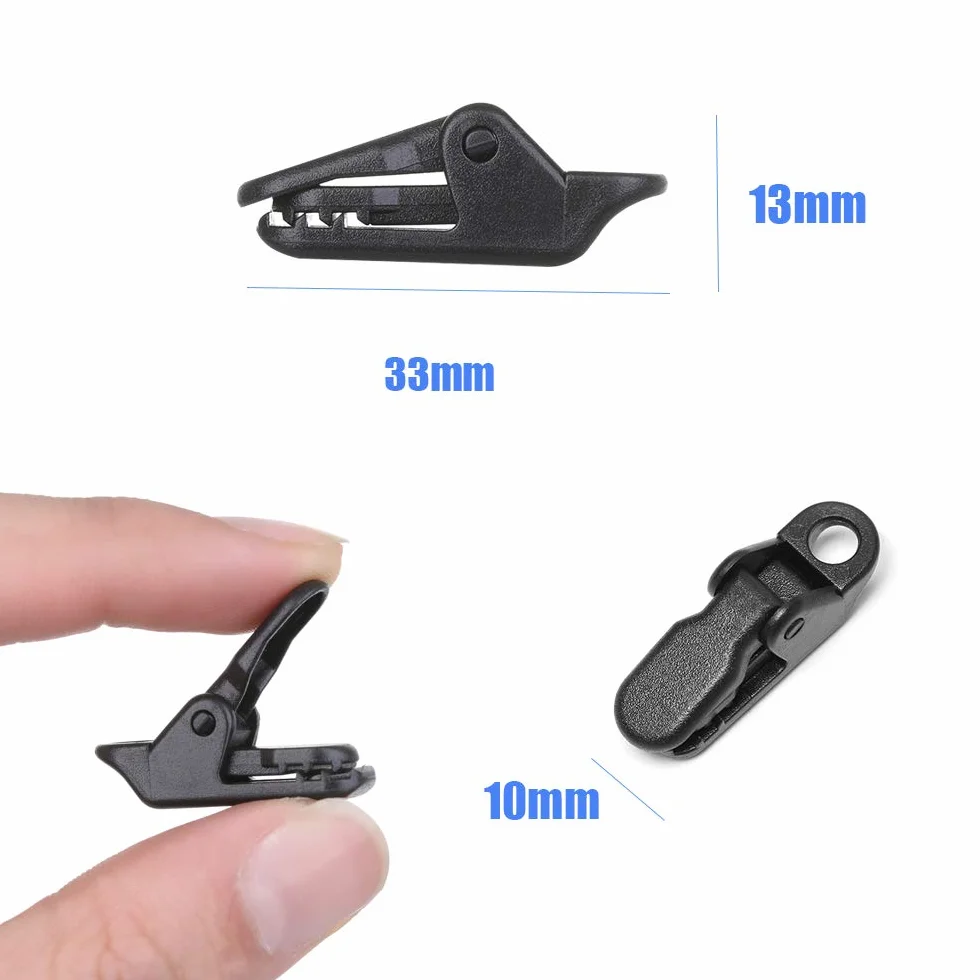 YIXISI 50Pcs Abrazaderas Pinza de Cocodrilo Plástico para Tienda de Campaña