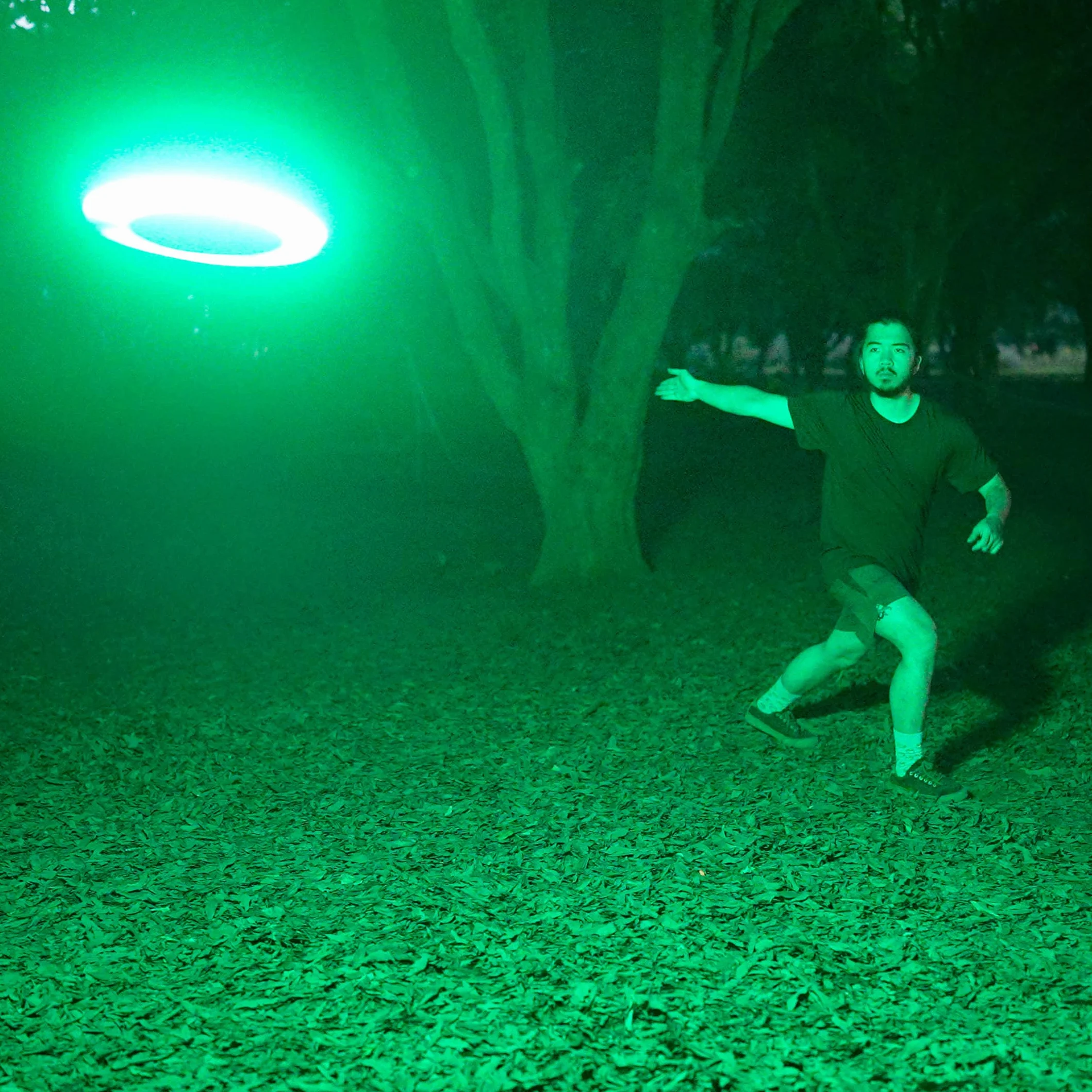 TOSY Flying Disc 36 Leds Recargable Iluminación automática Modos Inteligentes Frisbee 175 g