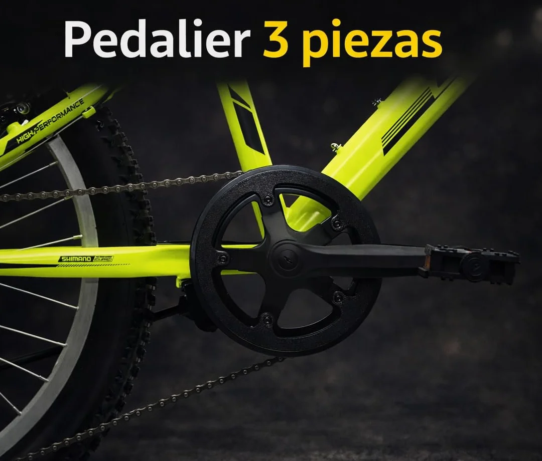 Bicicleta 20 Pulgadas para niño 6 velocidades Suspensión Delantera Frenos V-Break Infantil