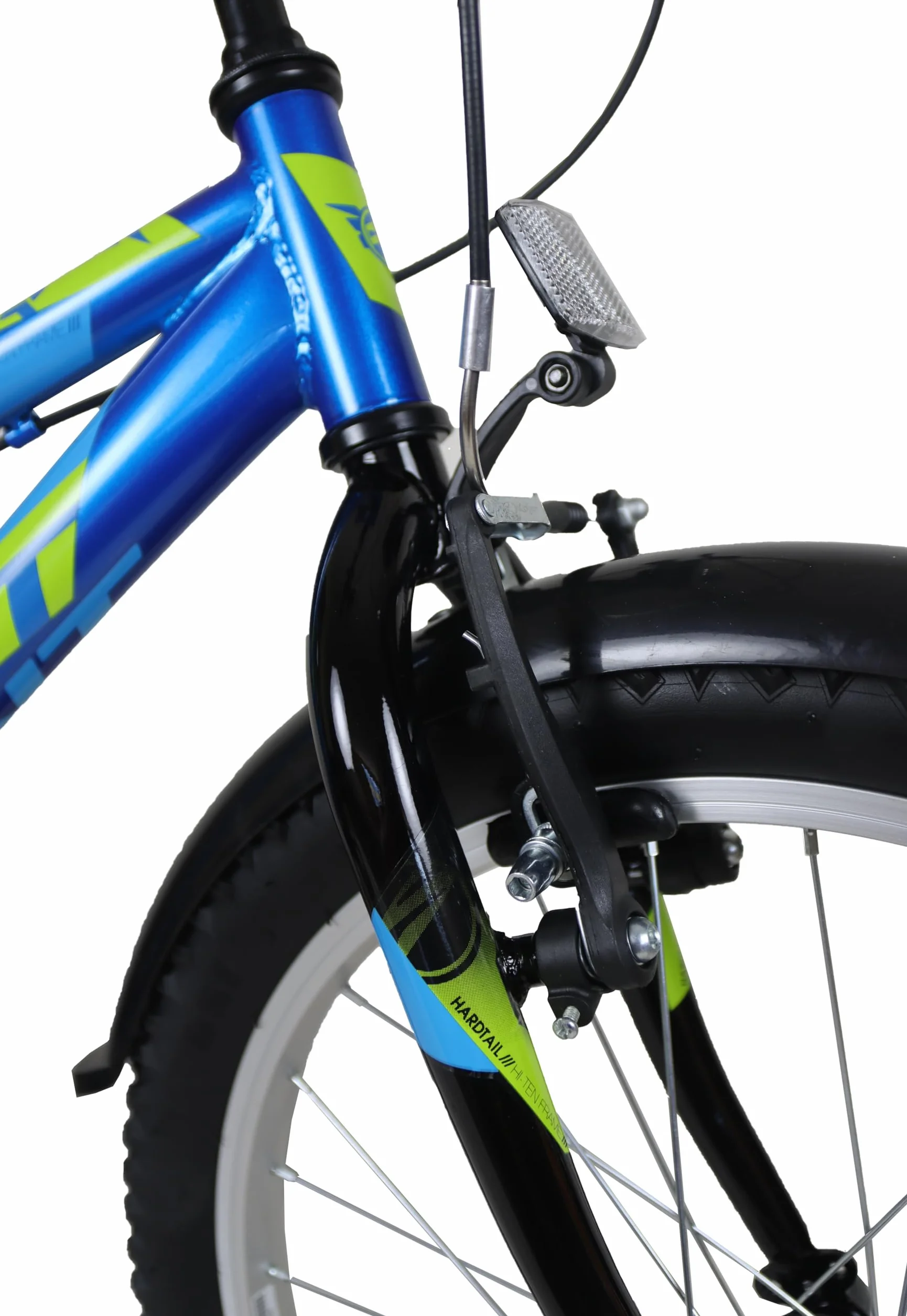 Bicicleta 18 Pulgadas Niño Frenos V-Break Estabilizadores Cuadro Acero