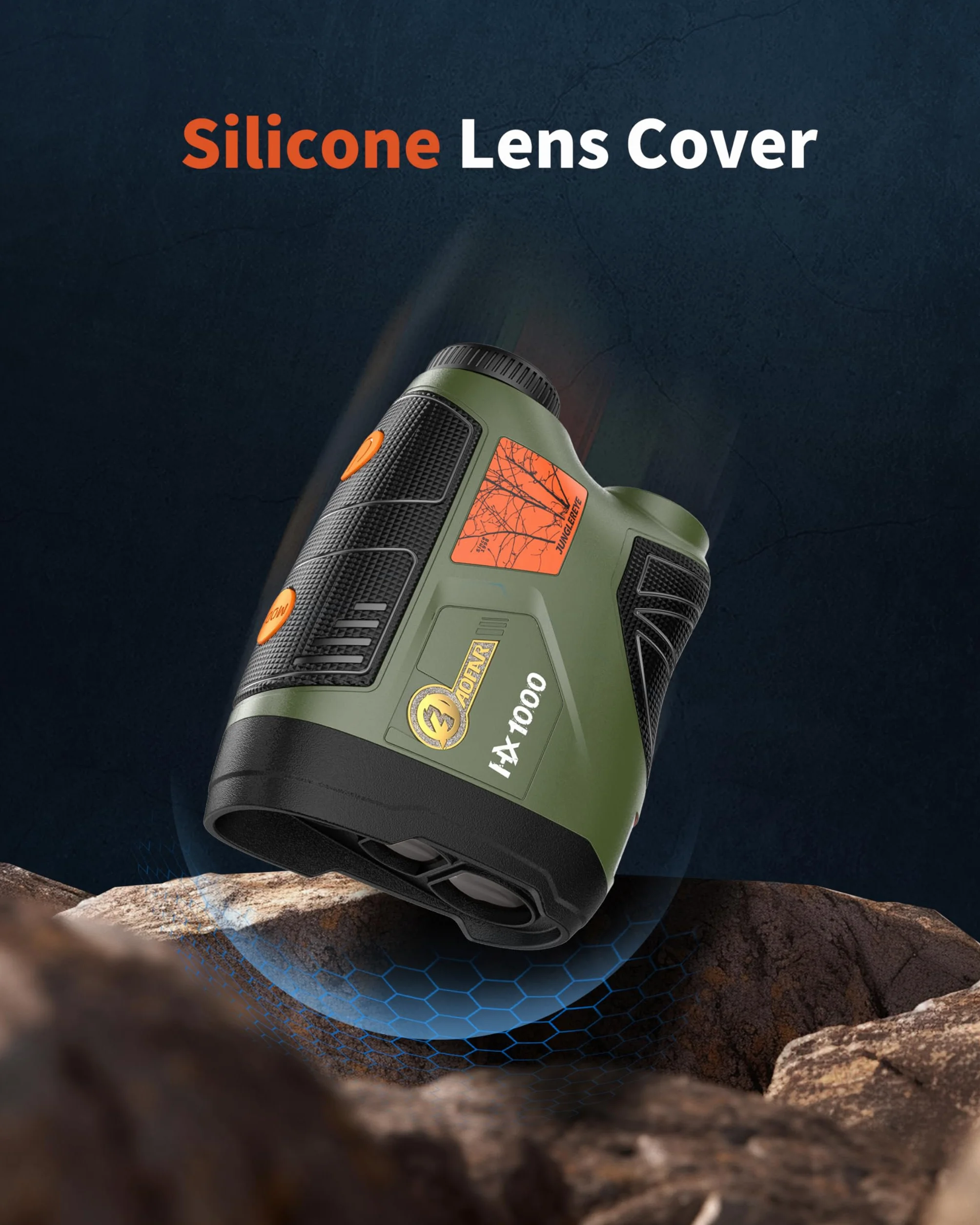 AOFAR Hunting Range Finder 1000 Yard z Kątem i Odległością Poziomą, Dalmierz do Łucznictwa, Wodoodporny