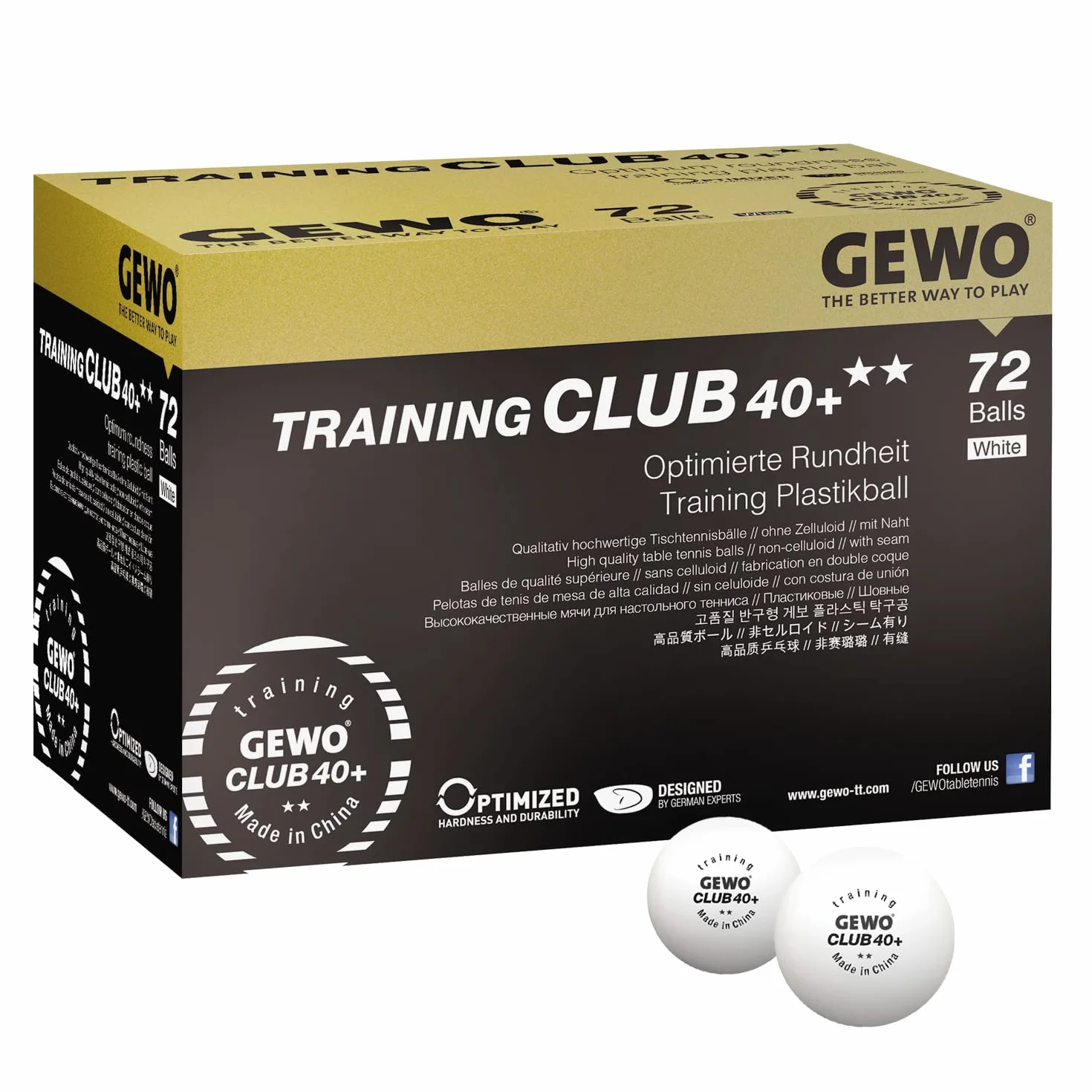 GEWO Club 40+ Piłka treningowa 72 sztuki