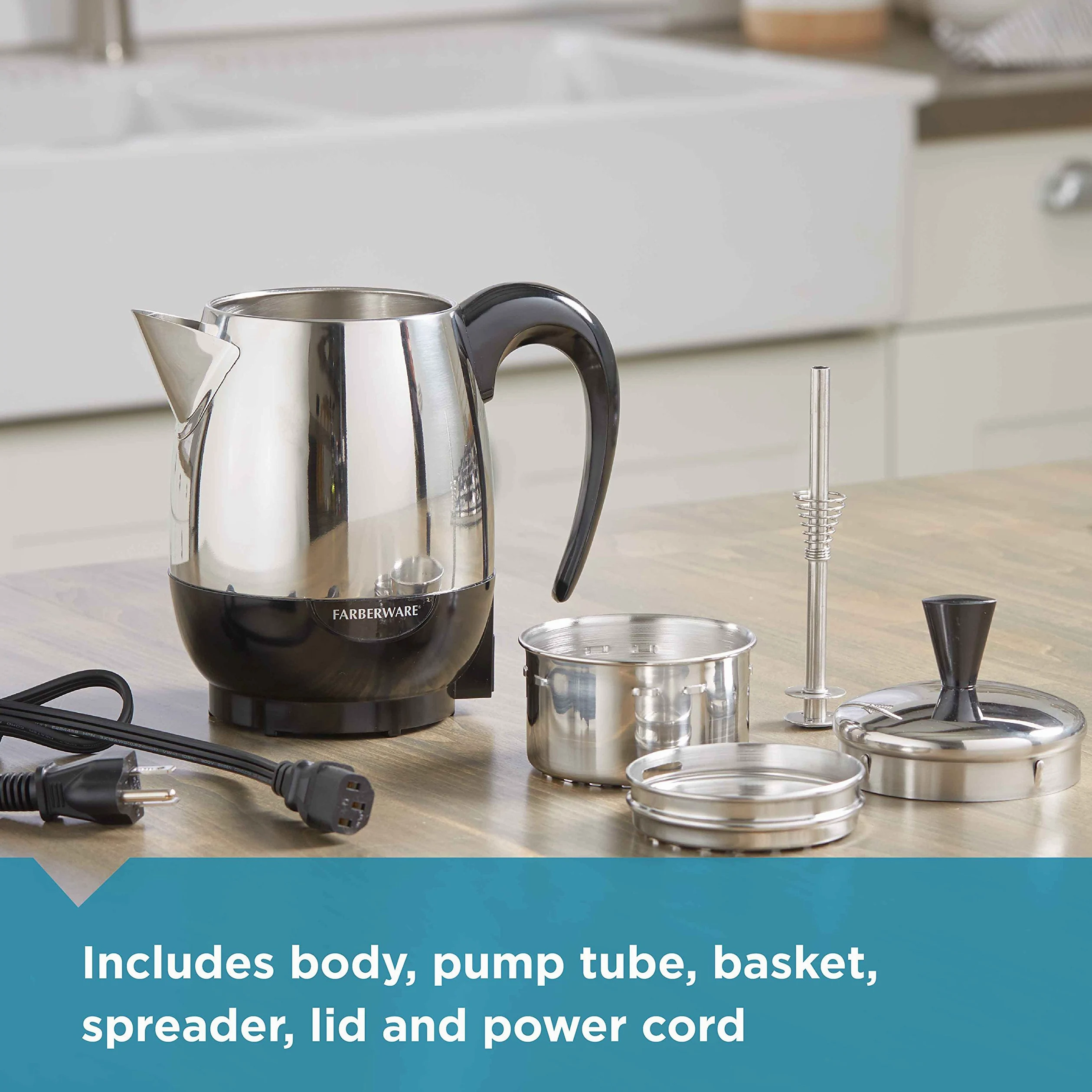 PRK 4 CUP PERCOLATOR- SS