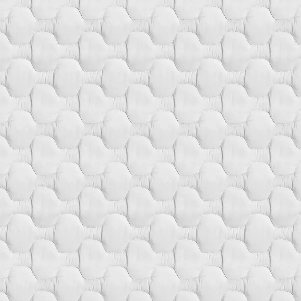 HAPPERS Topper Fibra Hipoalergénica Blanco con Tacto Pluma 105x190x2 cm
