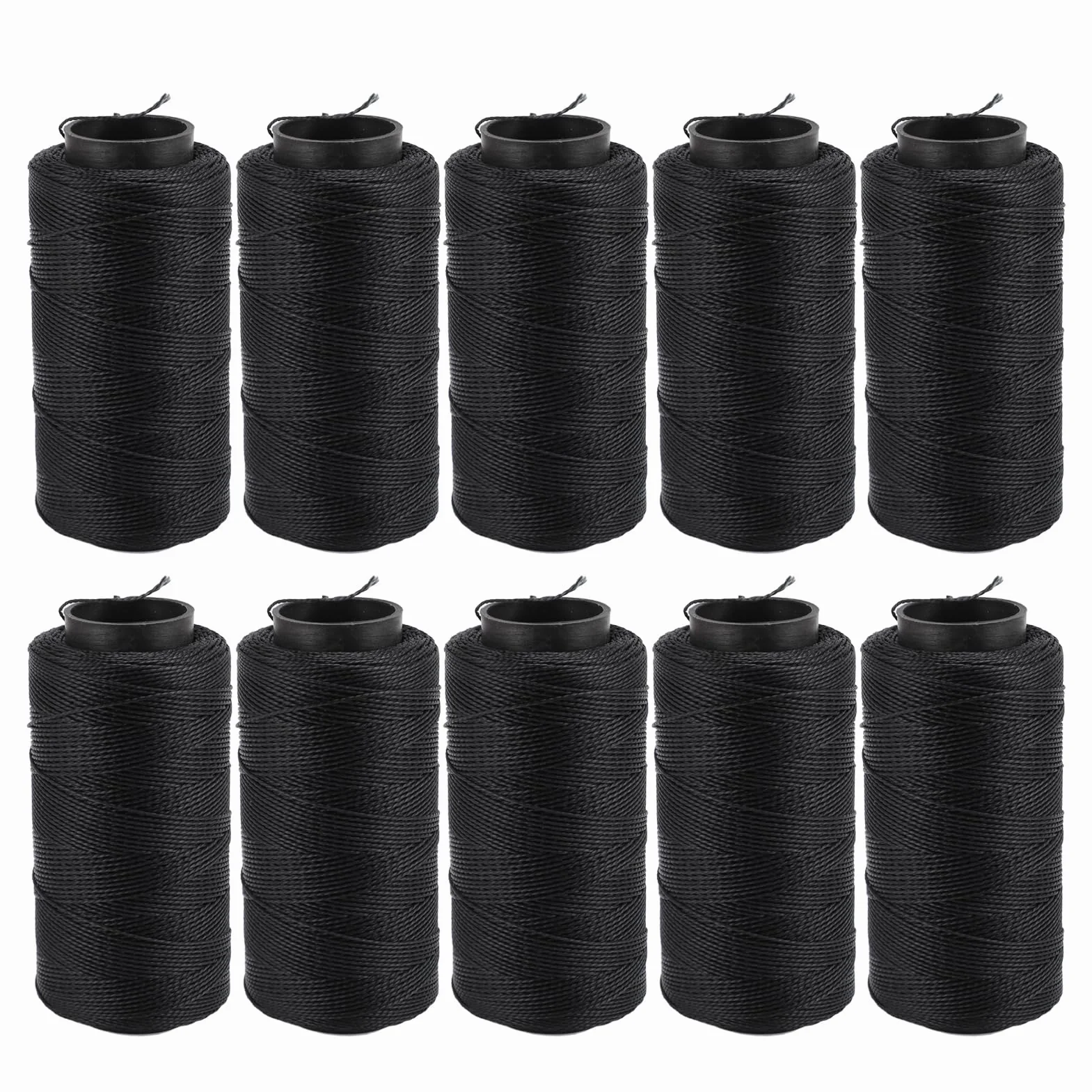 Hilo elástico negro de nailon de alta resistencia, 10 Uds. Para coser, bordar y acolchar