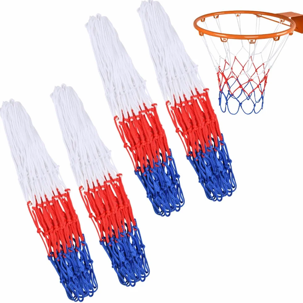 Flintronic Red de Baloncesto, 12 Agujeros, Exterior, Todo Clima, Repuesto
