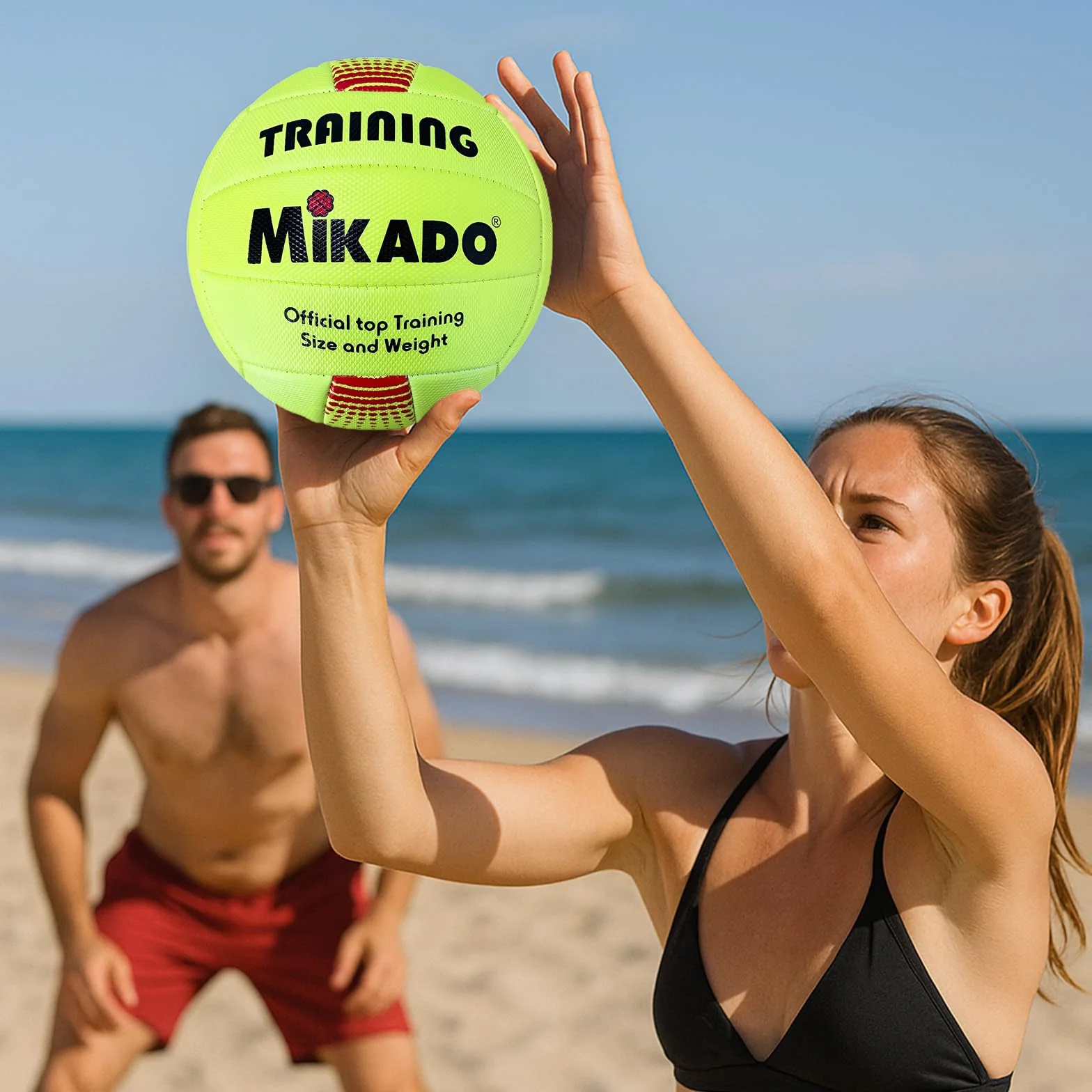 Balón De Voleibol Italia PVC HF Tamaño Grande para Entrenamiento Playa