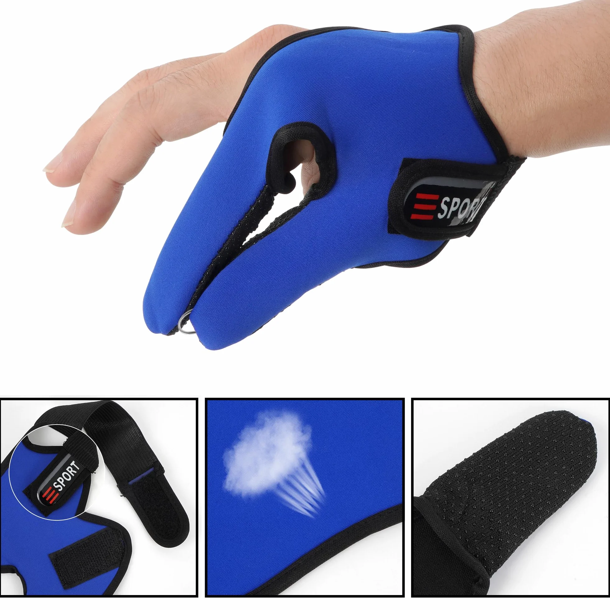 LA HAUTE Guantes de pesca protección dedos Accesorios pesca Casting