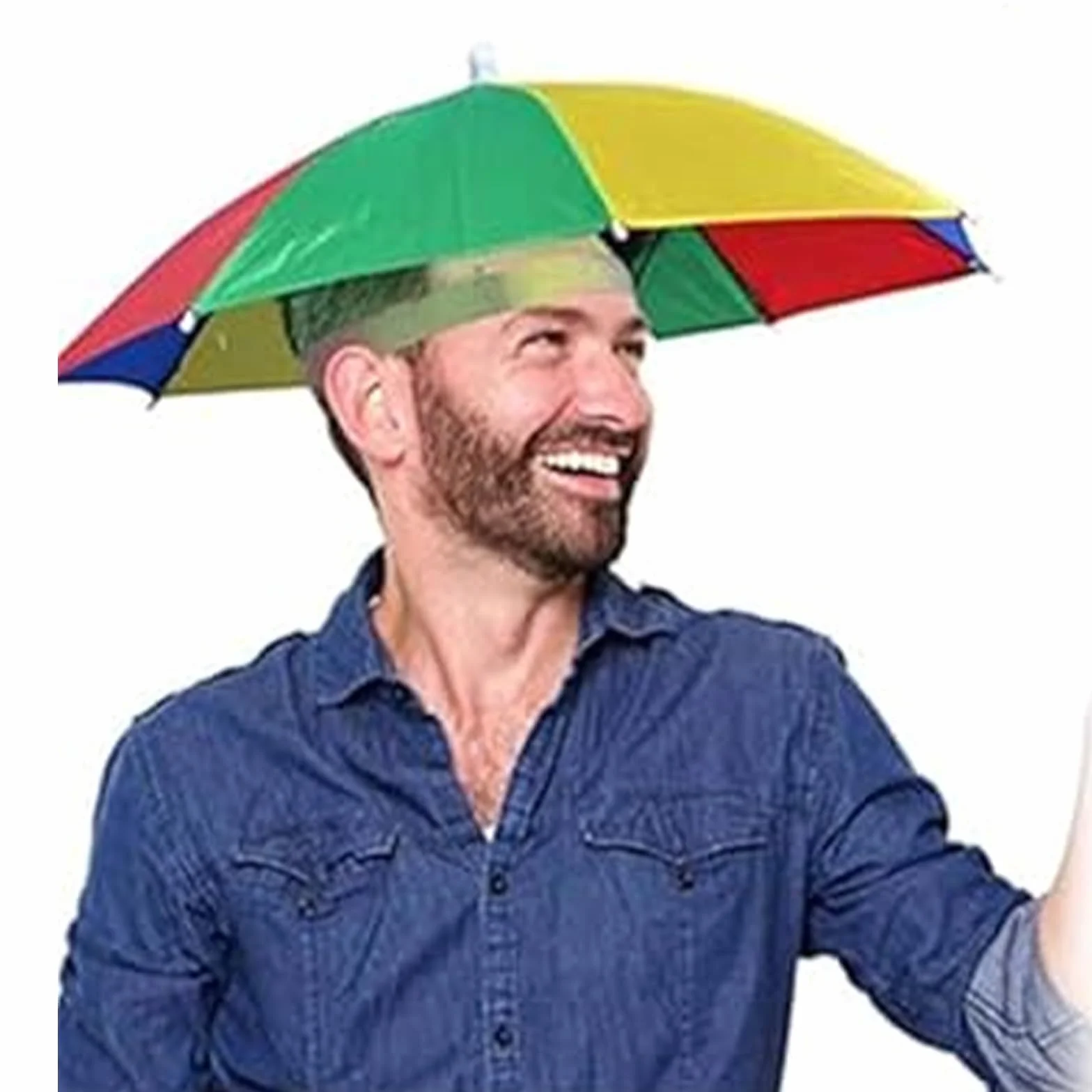 SEMINISMAR Paraguas Plegable Resistente a la Lluvia, Parasol para Playa, Golf, Pesca
