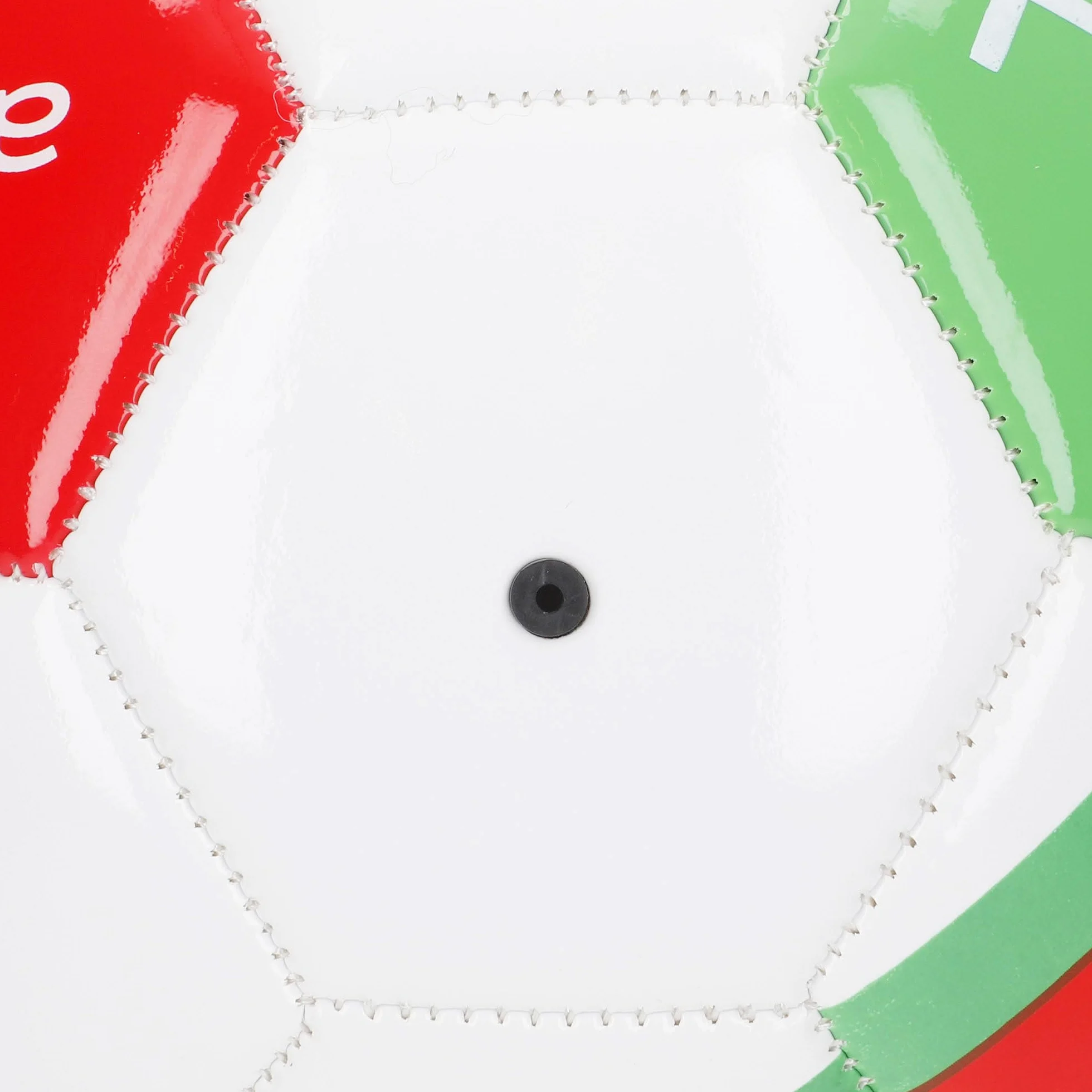 AKTIVE Balón de fútbol Portugal Talla 5 PVC 2.7 mm 410 g Diseño Oficial Verde Blanco Rojo