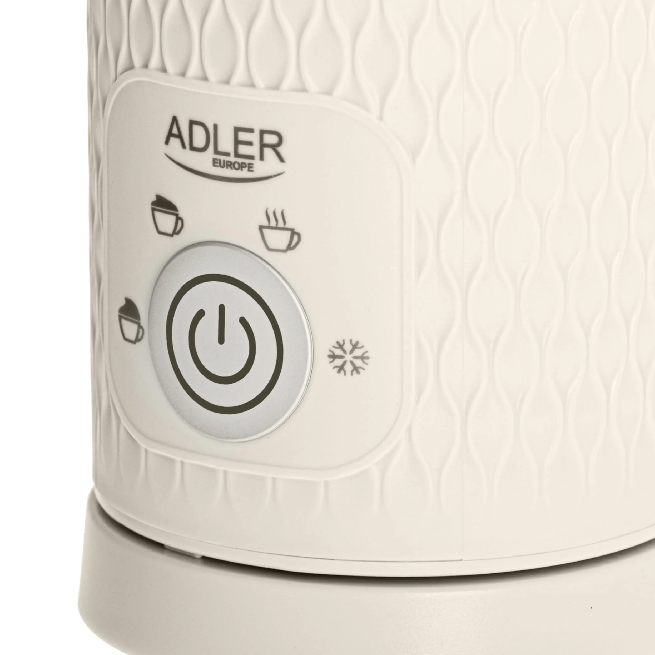 Adler - Espumador eléctrico de leche (300 ml, 4 funciones, para capuchino y latte, para espuma de leche cremosa, sin cable)