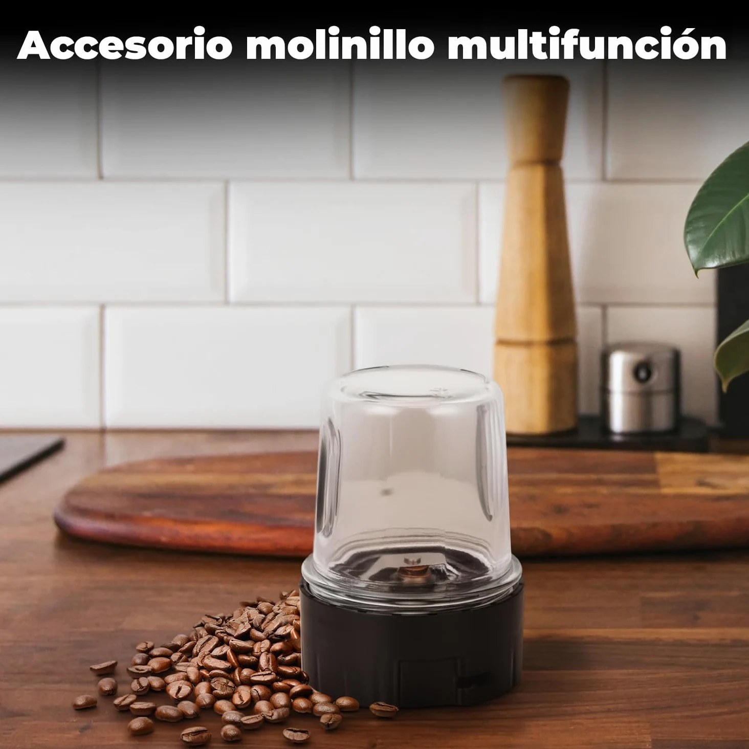 Batidora de Vaso 1,5L con Jarra de Cristal, Batidora Smoothies y Batidos, 2 Velocidades + Pulse, Cuchillas Acero Inoxidable, Blender para Fruta, Cremas y Salsas, Fácil Limpieza, FAGOR Coolmix One.