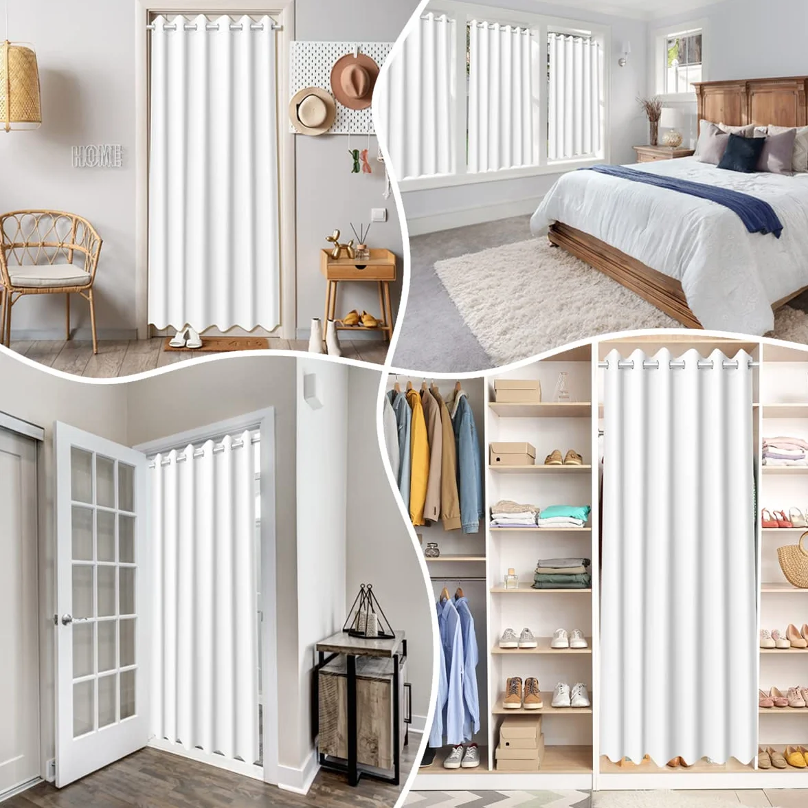 Cortina de puerta de onda japonesa para puerta, 132 x 203 cm, tratamientos de ventana de puesta de sol, decoración del hogar, olas de mar, cubierta de cortina divisora de habitación, cubierta de cort