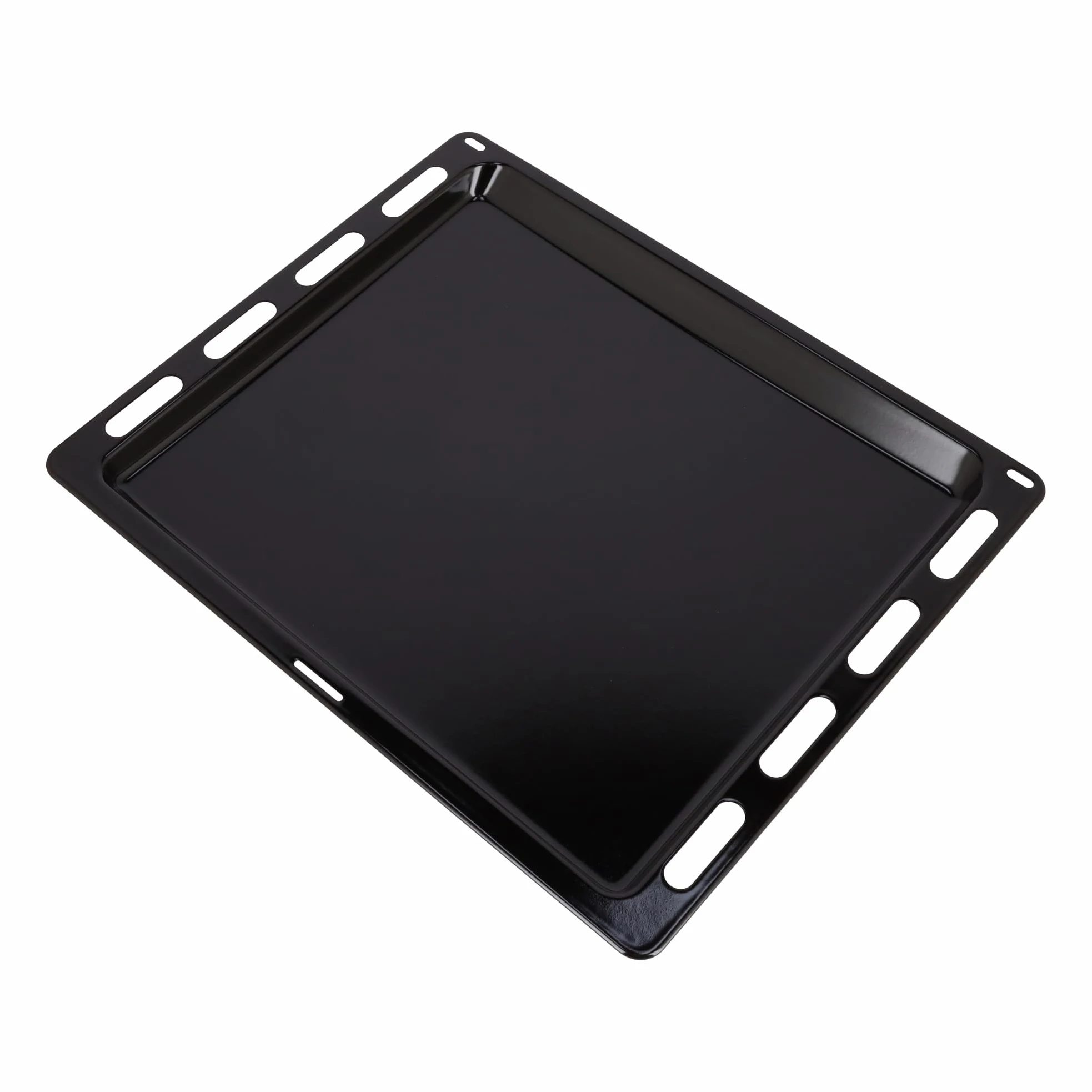 sparefixd ARISTON - Bandeja de horno esmaltada negra 44 x 37 cm