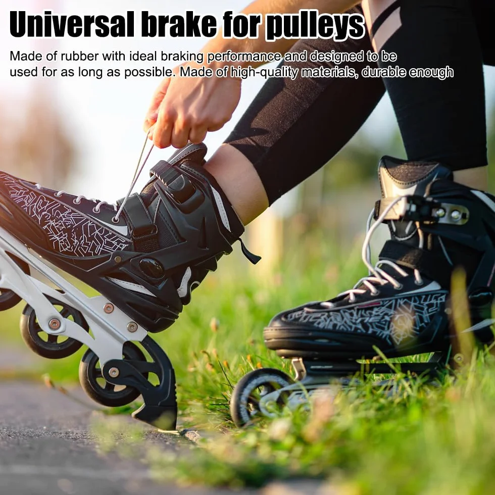Frenos para Patines en Línea, 4 Unidades de Freno Trasero TPR