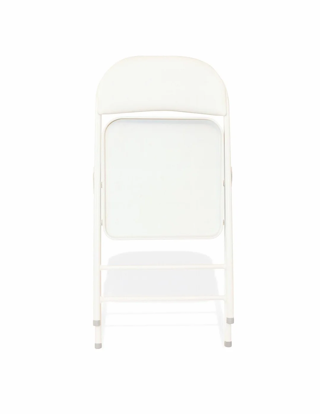 Jardin202 - Silla Metálica Acolchada Plegable 80x46x46 cm | Ideal para Hogar y Eventos | Unidad (Blanco)