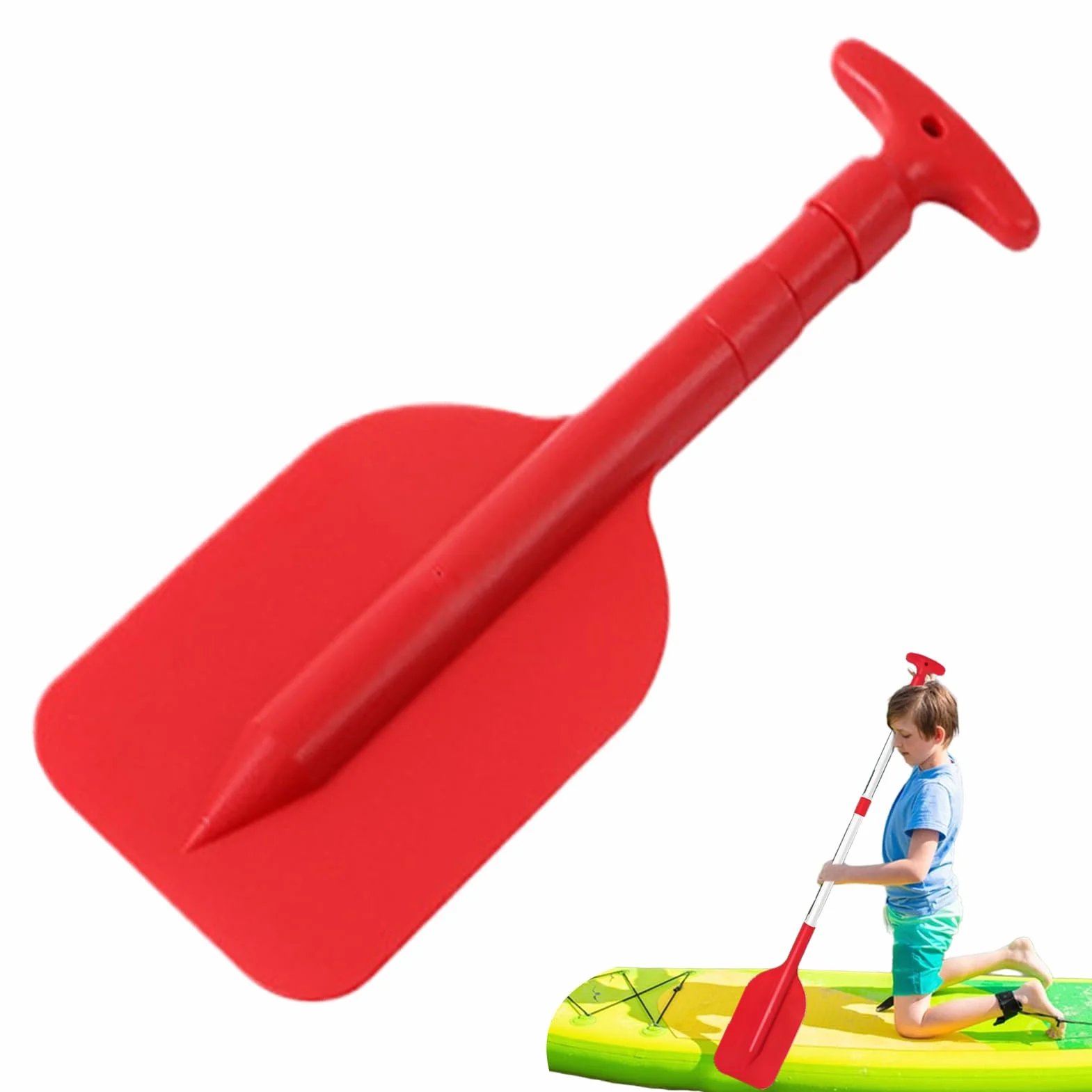 Remo para barcos | Remo telescópico para niños para barcos, remo telescópico, seguridad exterior, equipo de aleación de aluminio, para remo, kayak, estudiantes, adolescentes, niñas,