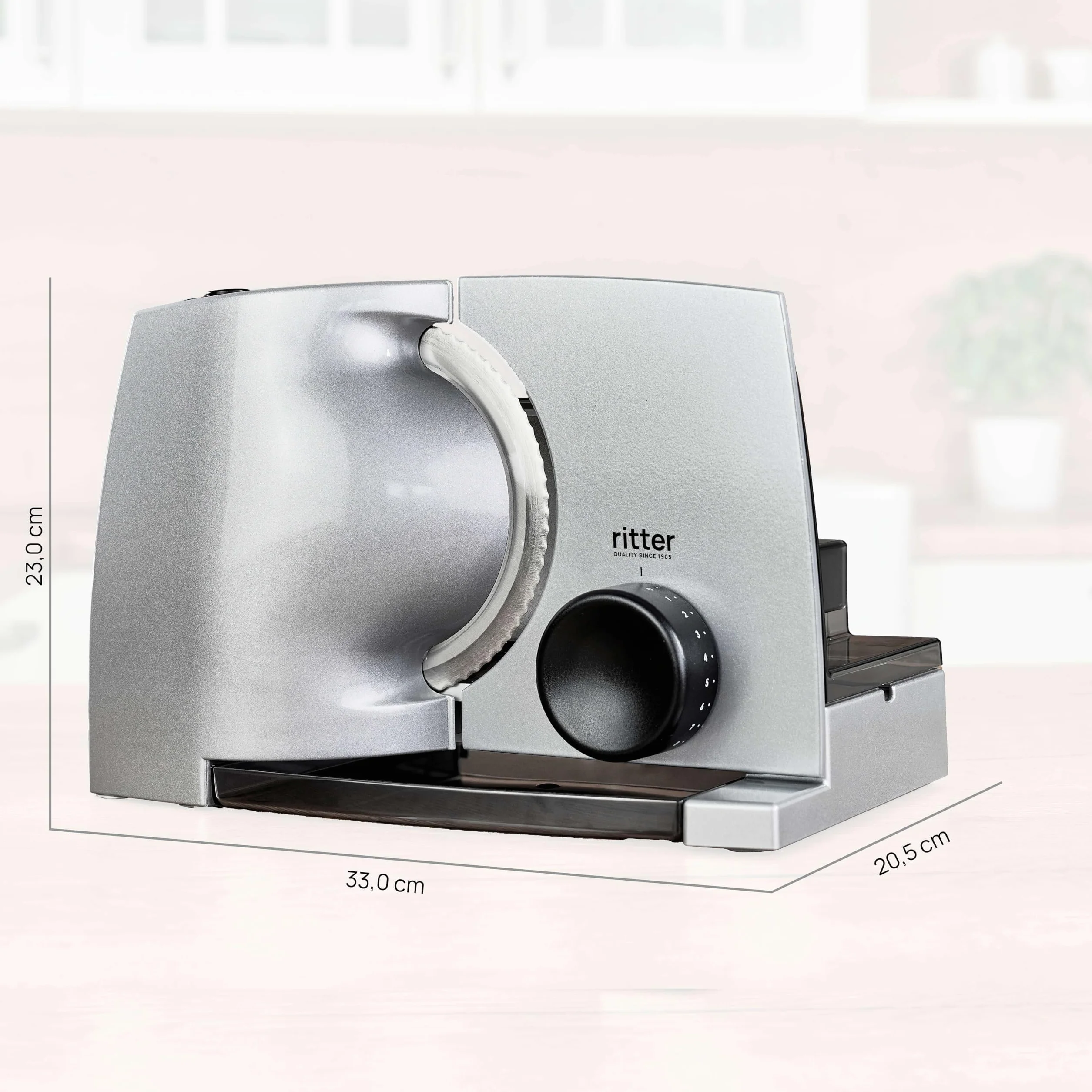 ritter compact 1 Cortadora de Alimentos Eléctrica y Rebanadora de Pan de Metal
