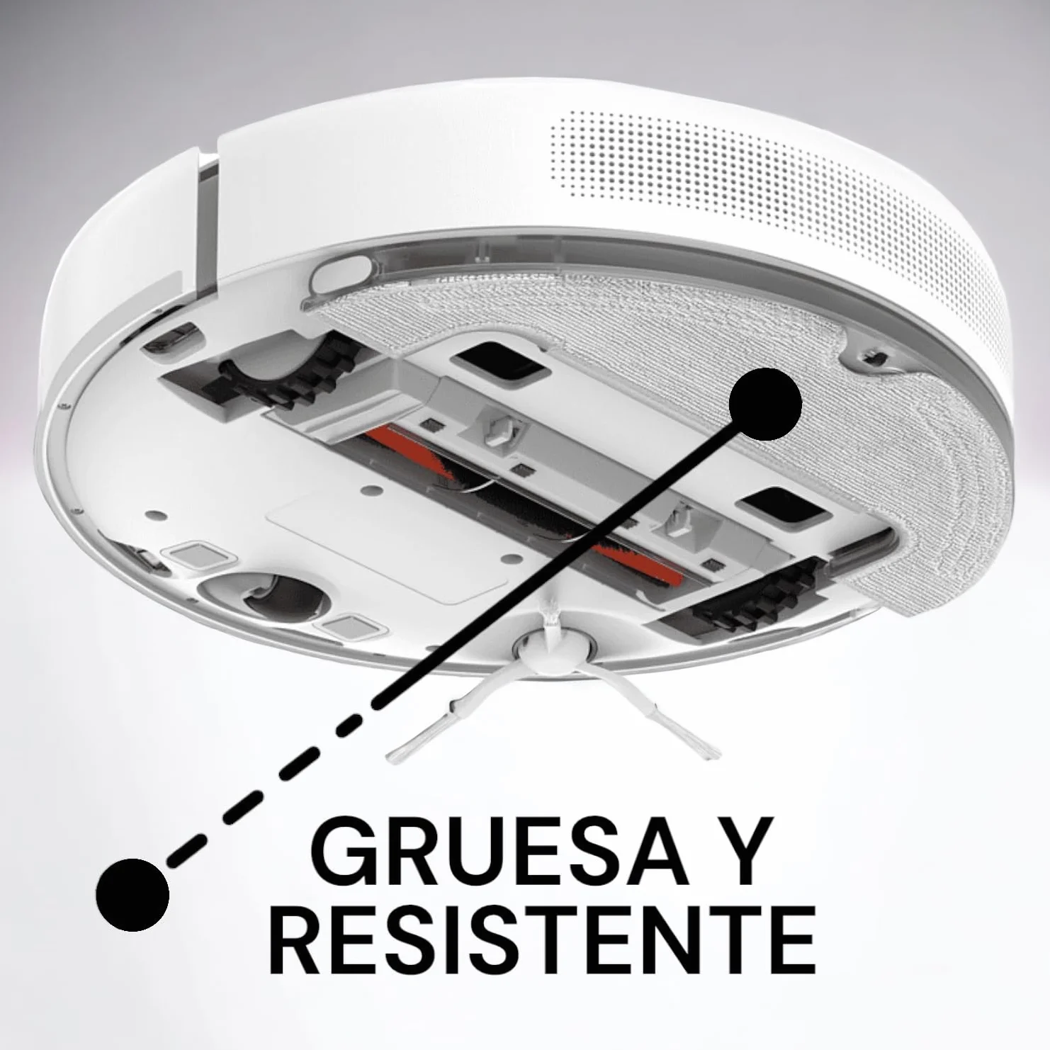 Repuesto de 5 Trapos de Microfibra Lavables para Robot Aspirador Dreame BOT Z210 Pro, D10 Plus, L10 Plus, Xiaomi Vacuum mop 2 Ultra. Accesorio de Limpieza.