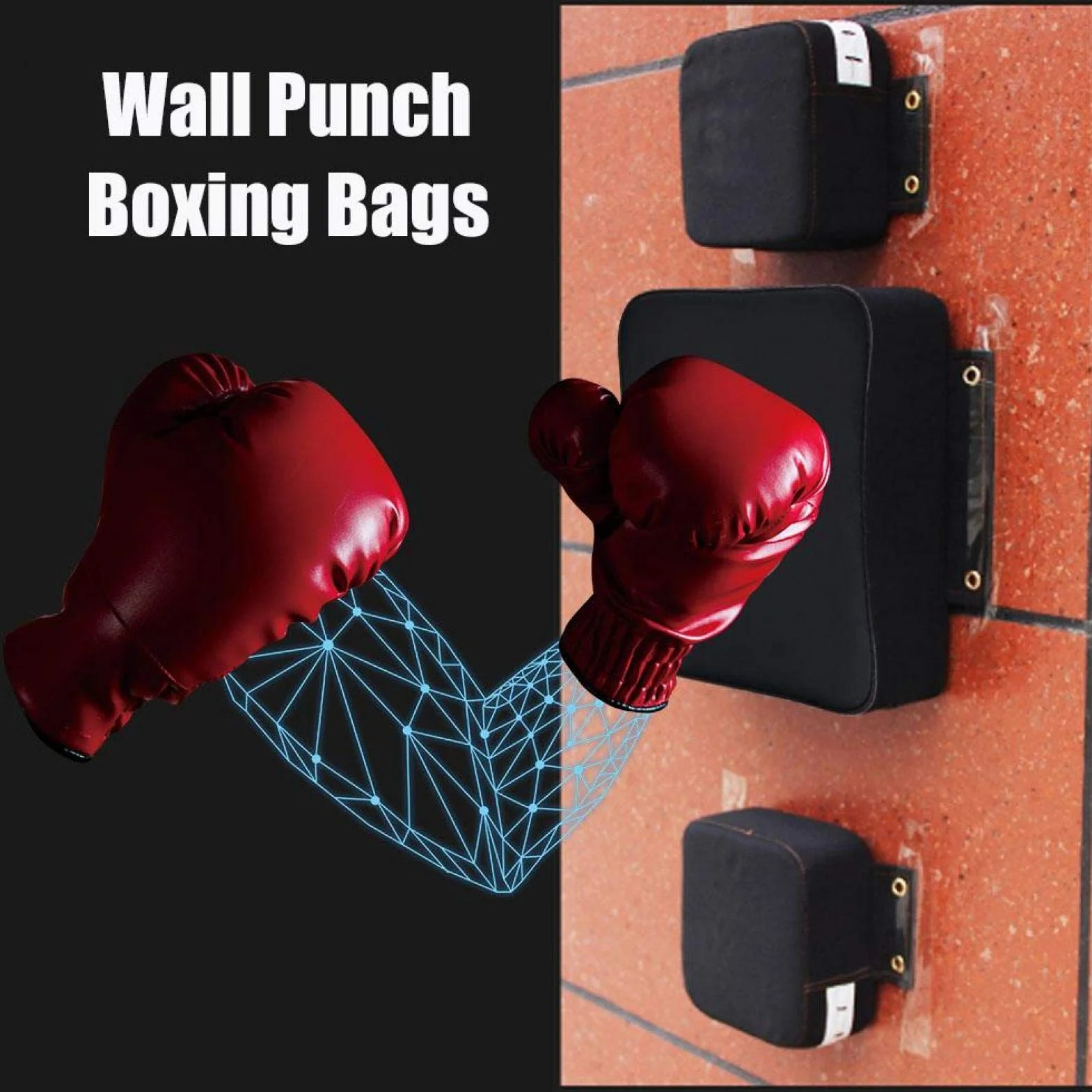 Sacador de Pared Boxeo para Gimnasio Taekwondo Sparring Entrenamiento Sanda
