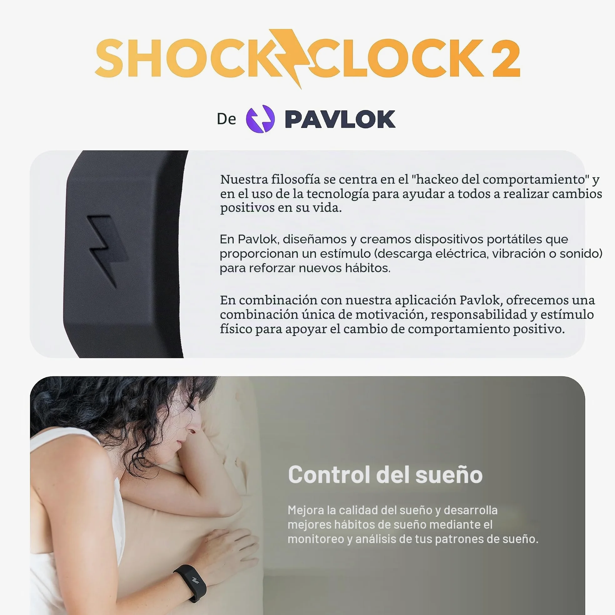 Shock Clock Wake Up Trainer - Nunca vuelvas a Repetir