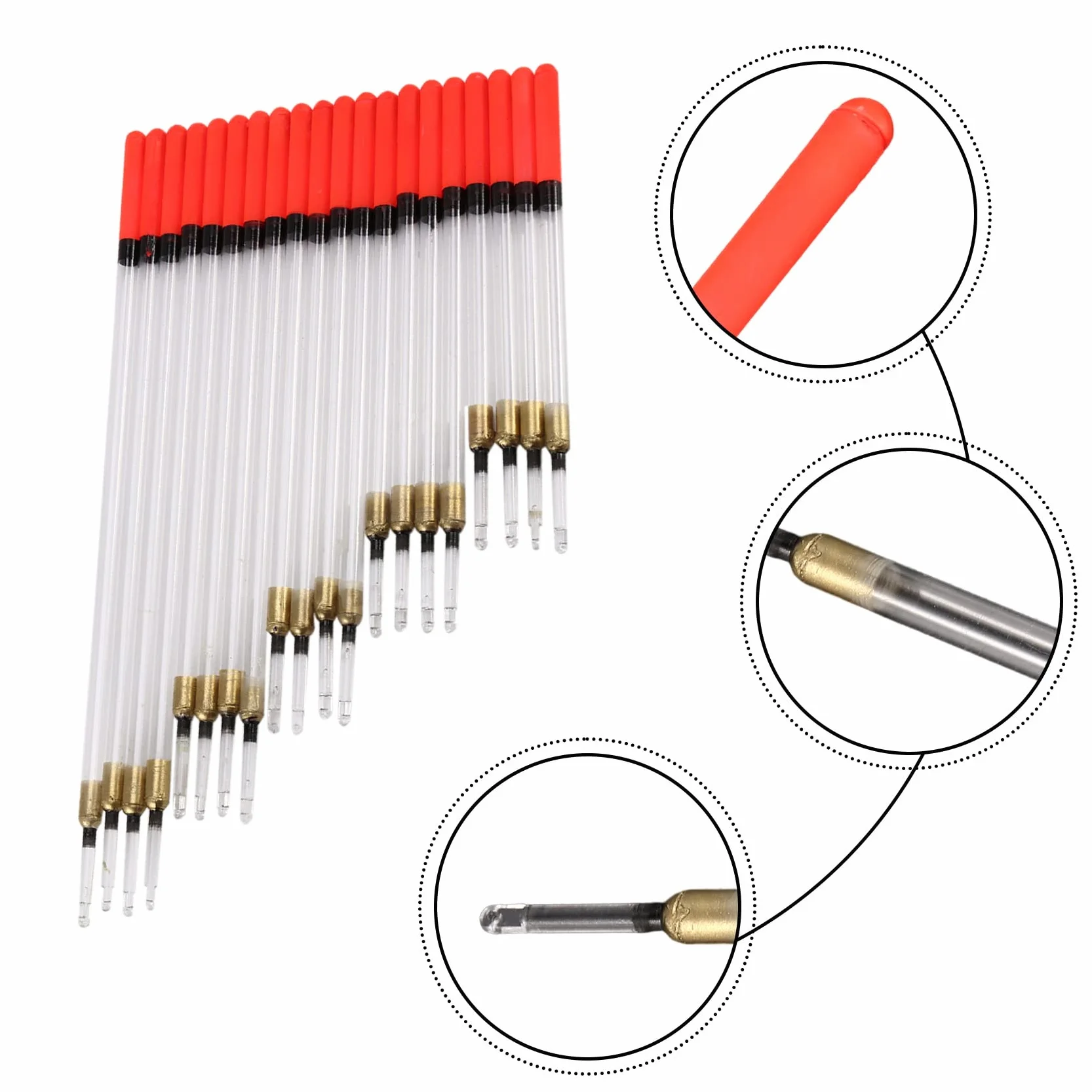 Waggler Juego de 20 flotadores flotantes para pesca