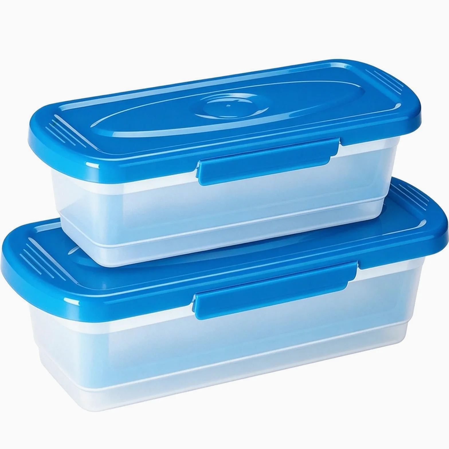 Genérico Bol Agitador Para Empanar Con Tapa 2 Piezas Utensilios Cocina | Tapa Para Cuenco Rebozador Pescado para Alitas Pollo Aros Verduras y Cocina Comedor Restaurante