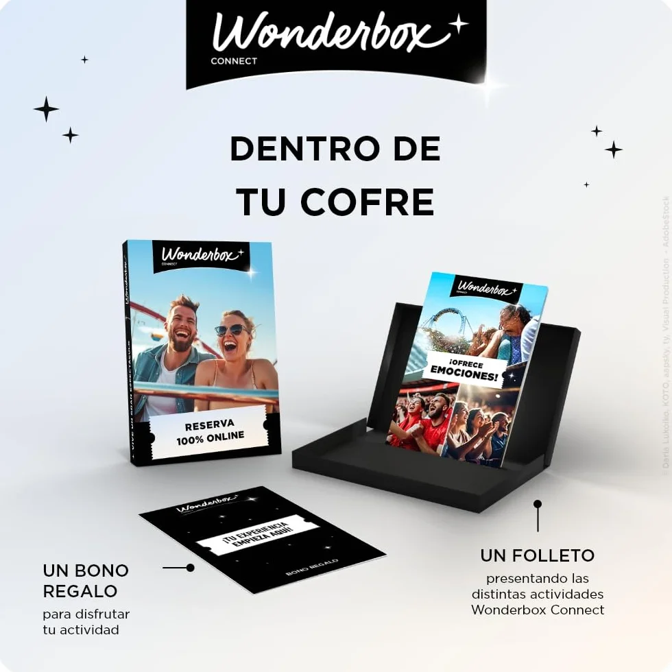 WONDERBOX Connect - Caja Regalo - Real Madrid Tour Bernabéu - Classic - 2 entradas para el Stadium Tour