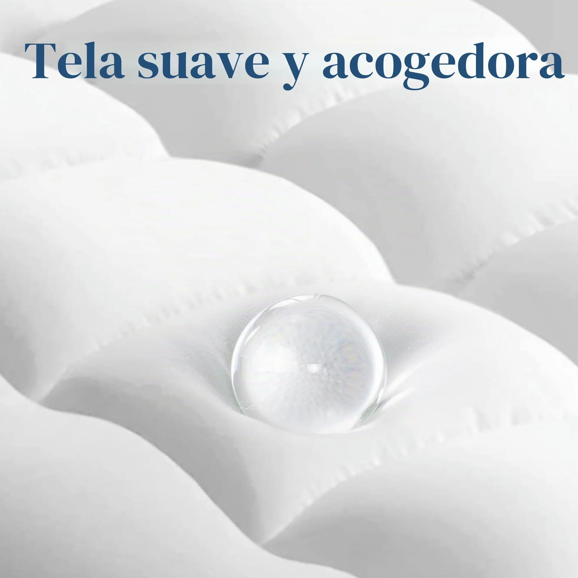 Zinus Topper de Espuma viscoelástica, 140 x 200 cm, 10 cm de Grosor, diseño de celda Abierta, Certificado Oeko-Tex, Transpirable y ortopédico, Comodidad ergonómica, dureza Media, Color Blanco