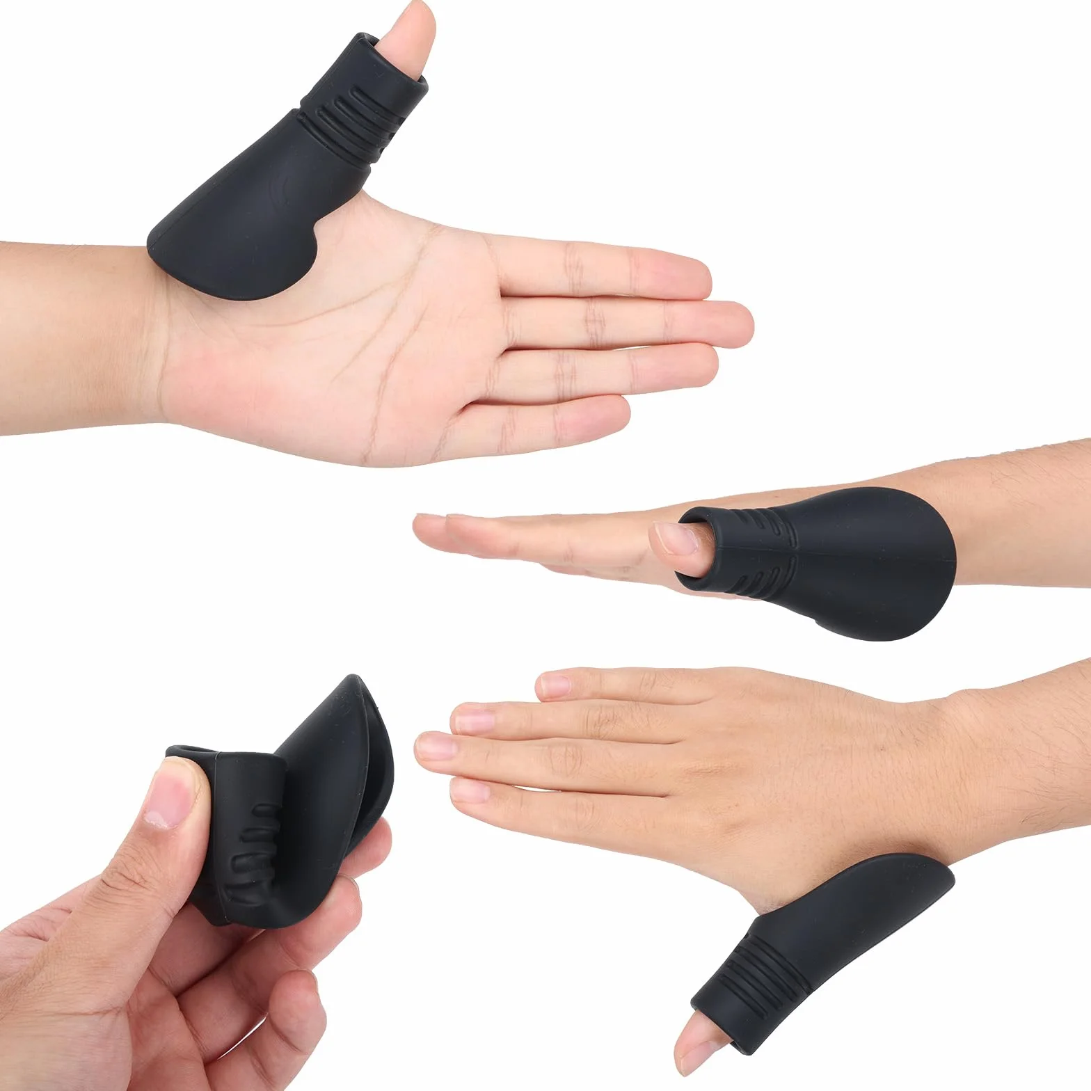 Protector de Pulgar para Receptor de Béisbol y Sóftbol, Protector Silicona para Entrenamiento Recepción Pulgar (Talla M)