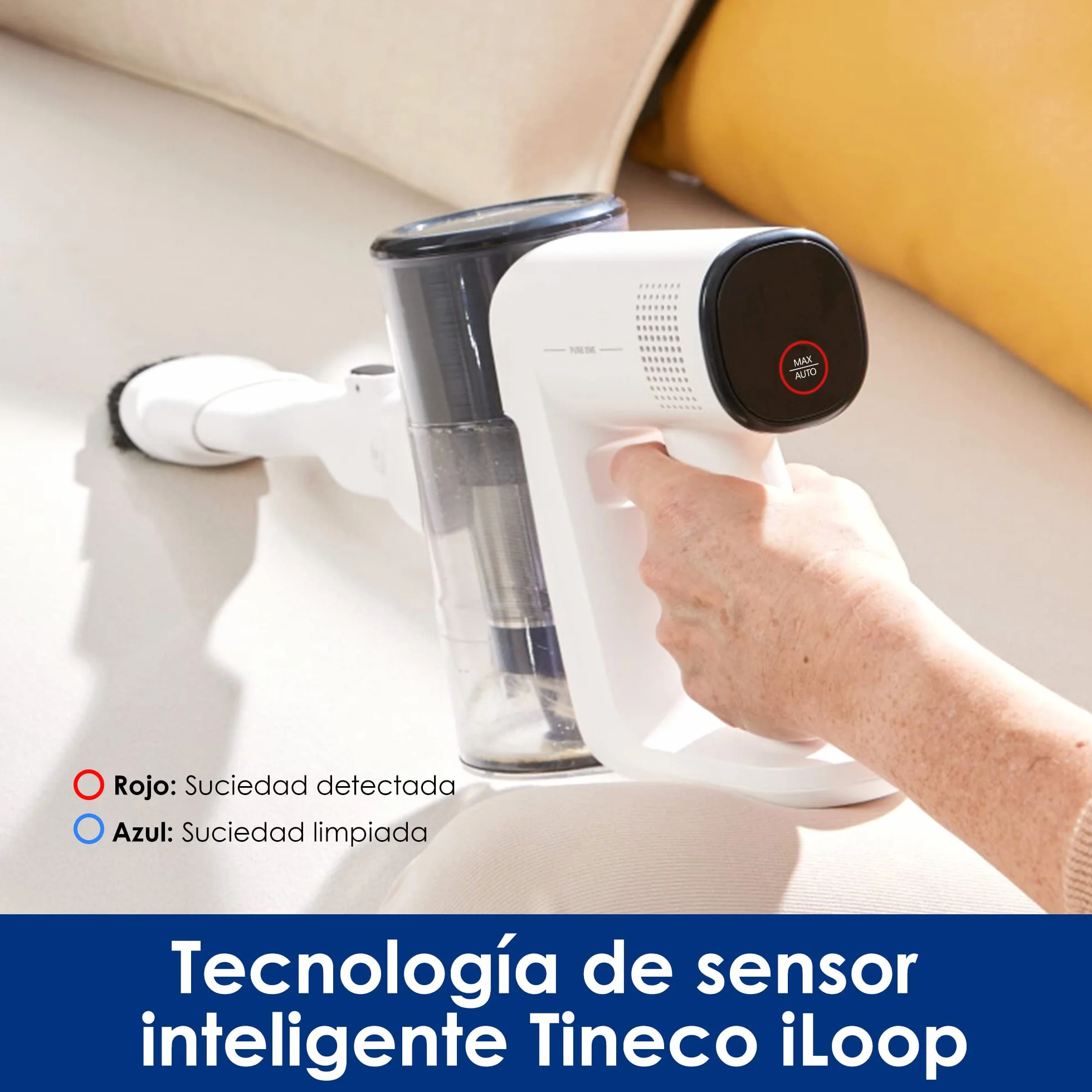 Aspiradora PURE ONE Air Inalámbrica y Súper Ligera, 1,8 kg,Multi-Cyclone, Aspiradora de Mano con Múltiples Accesorios, Succión Potente y Ultrasilenciosa, Diseño Duradero, base de carga sin instalación