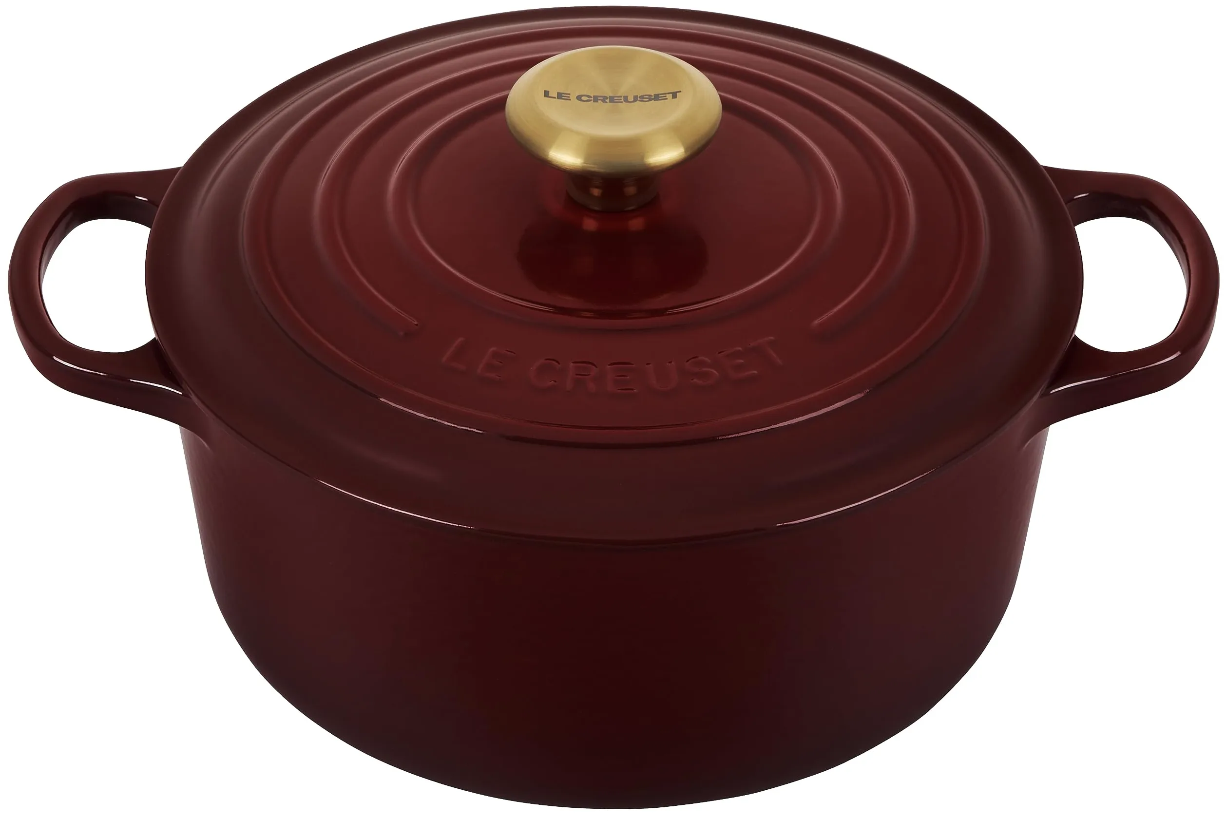 LE CREUSET - Cocotte Red. Signature 22 Garnet 21177229494441