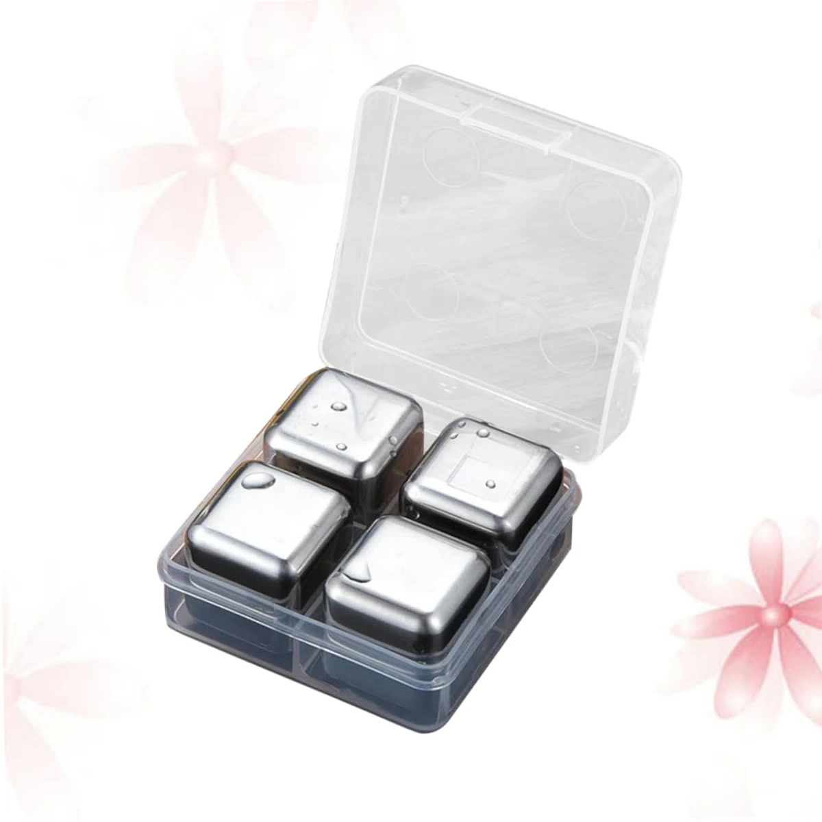 TOPBATHY 12piezas De Reutilizables De Inoxidable Para Whisky y Bebidas Set Estuche Enfriadores De Bebidas Sin Diluir Para y Cócteles