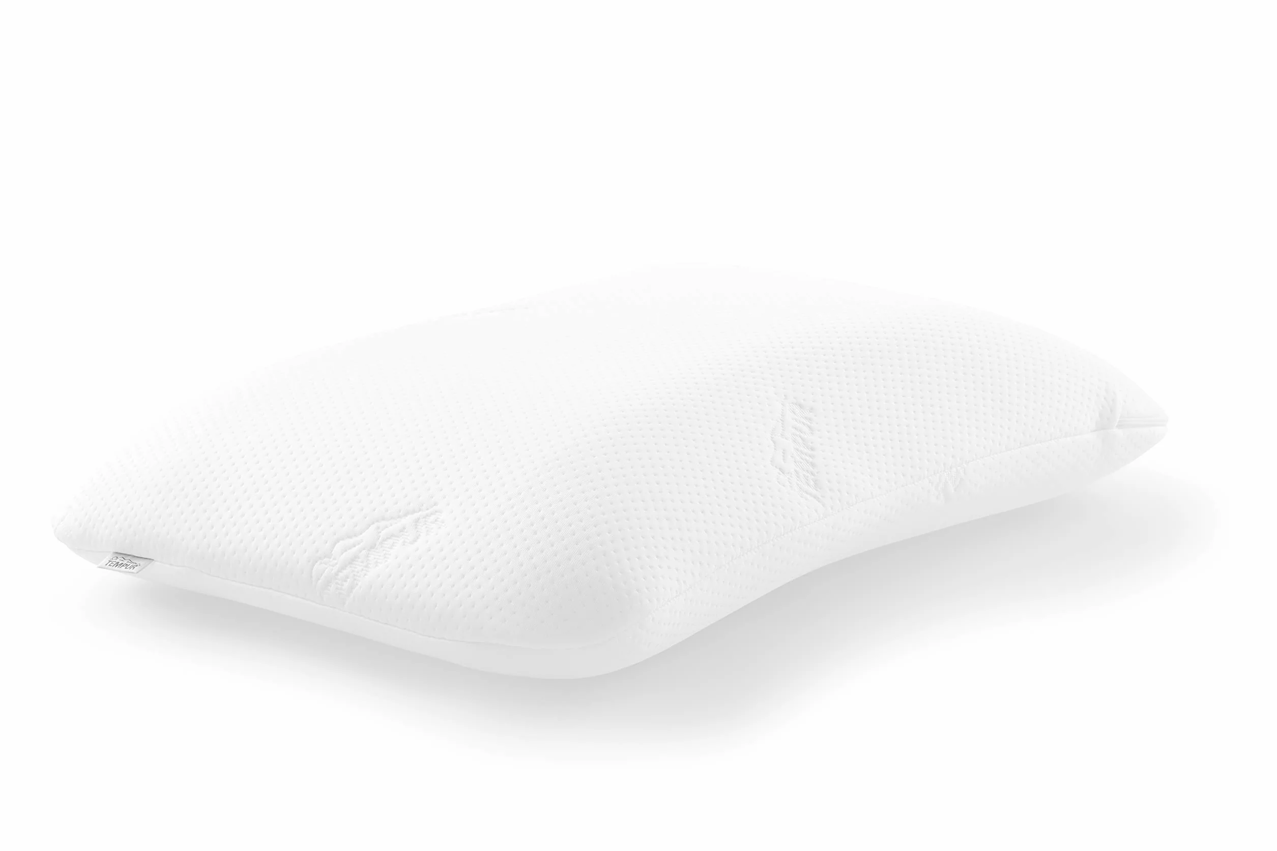 TEMPUR Symphony Almohada de Espuma Viscoelástica, almohada cervical ergonómica para durmientes de espalda y de lado, firmeza, L (63 x 43 x 14 cm), Blanco