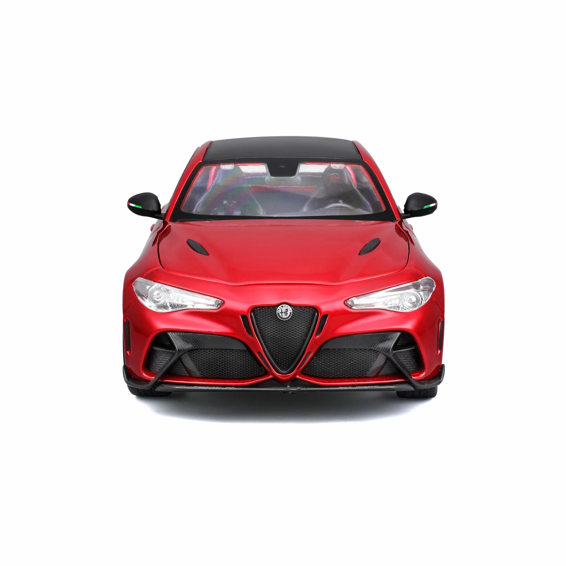 Bburago - Alfa Romeo Giulia GTA 2020, Coche Diecast a Escala 1:18, Réplica Detallada con 4 Puertas, Color Rojo, Licencia Oficial Alfa Romeo, Edad Recomendada 3+ Años