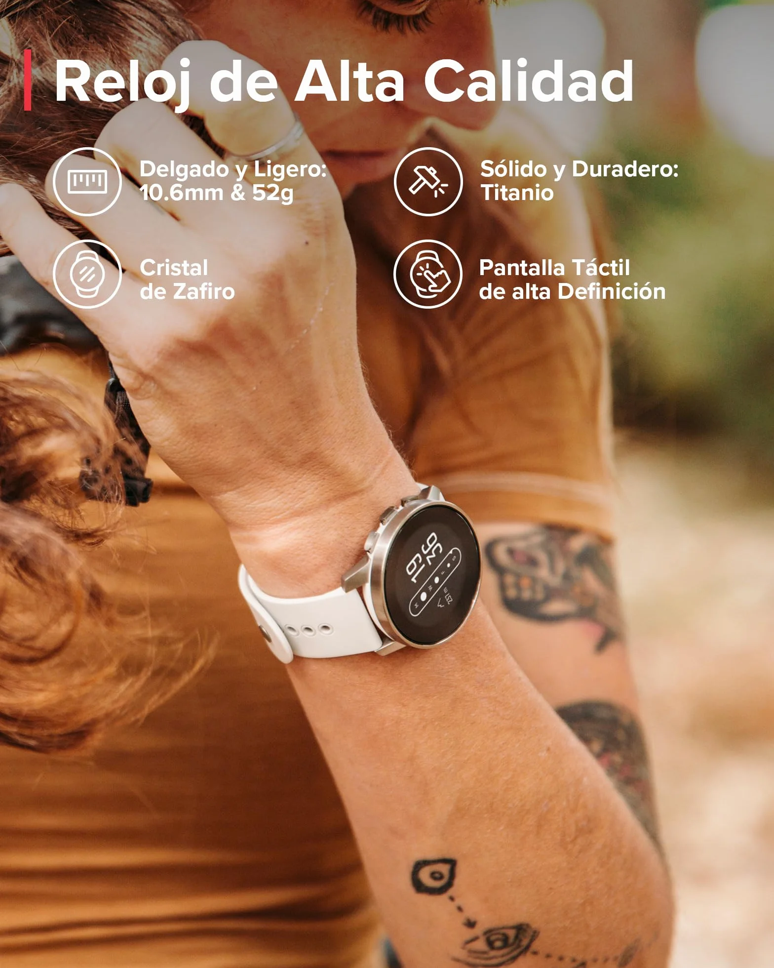 Suunto 9 Peak Reloj deportivo GPS batería larga duración medición frecuencia cardiaca muñeca