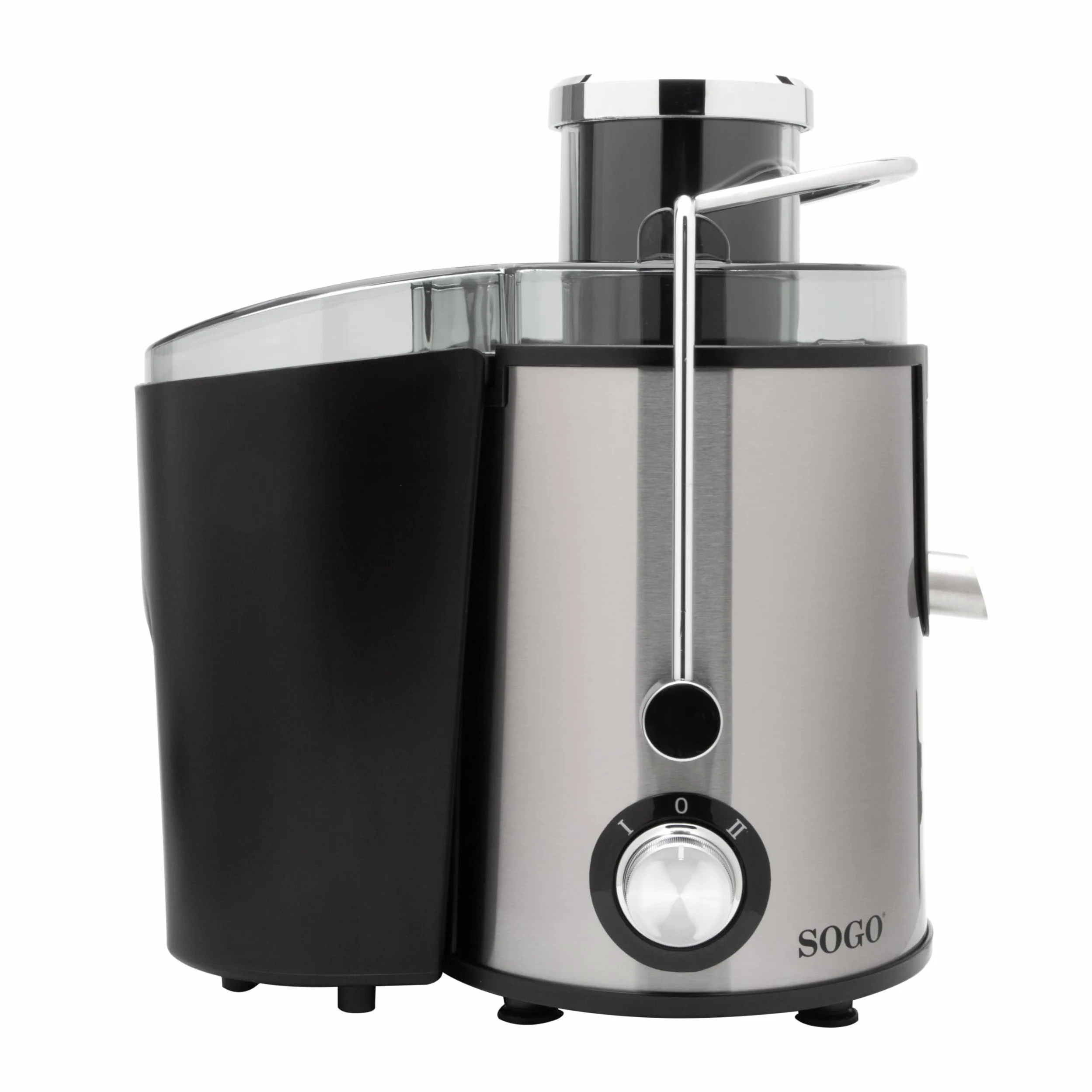 SOGO Licuadora Extractor de Zumos y Verduras 400W Rápida y Eficiente - Licuadora para Frutas y Verduras con Boca de 65 mm y Jarra de 500 ml - Licuadora de Acero Inoxidable Fácil Limpieza