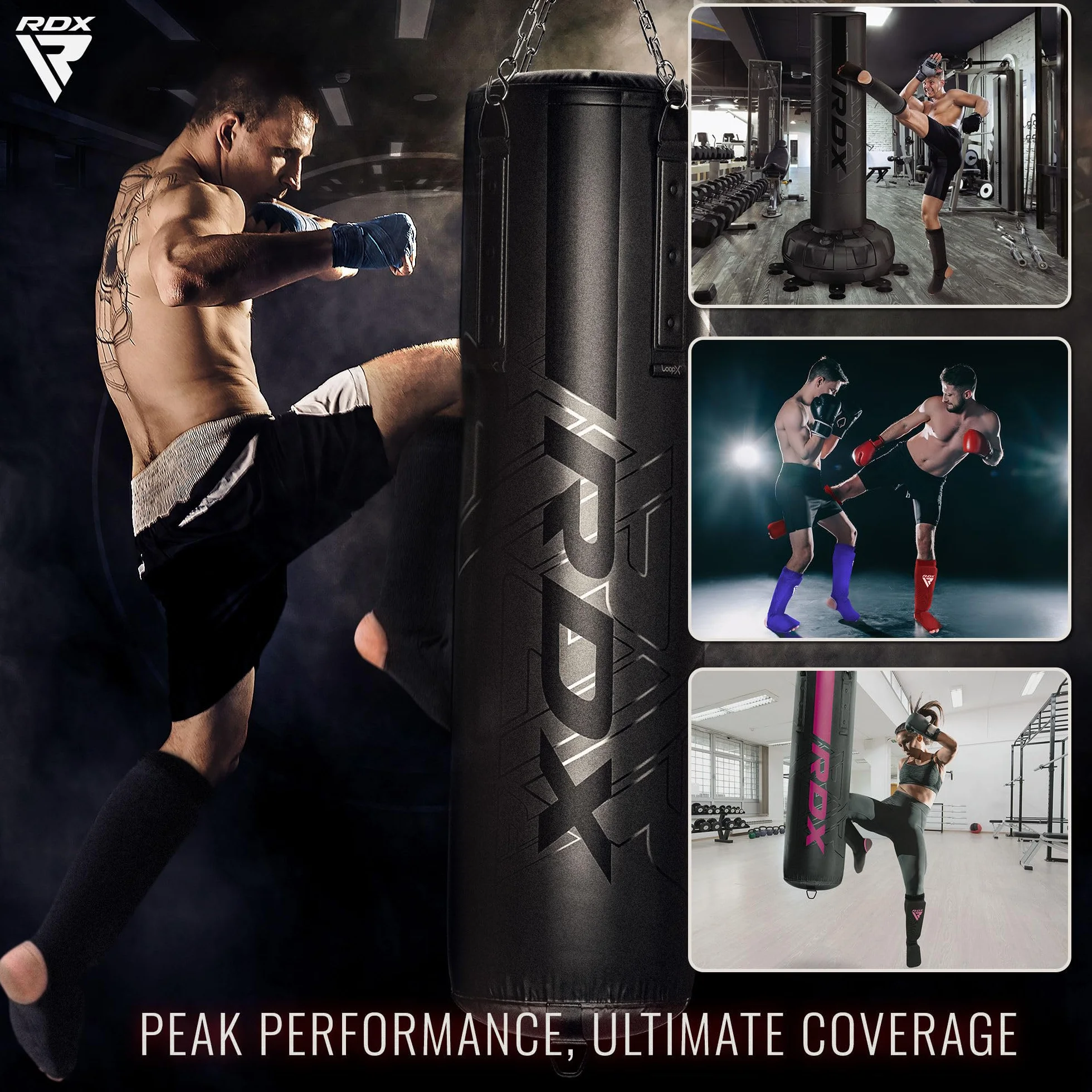 RDX Espinilleras Kick Boxing Muay Thai Protección Pads SATRA MMA Shin Guardia Sparring Boxeo BJJ Kárate Entrenamiento