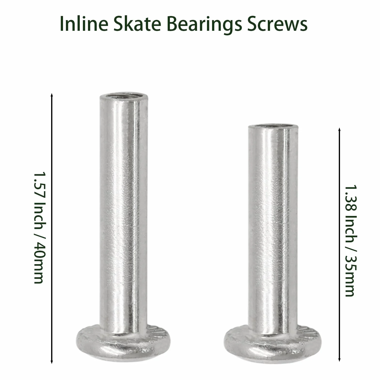 Tornillos para ruedas de patinaje en línea, 6 mm, 30 mm y 35 mm, repuesto