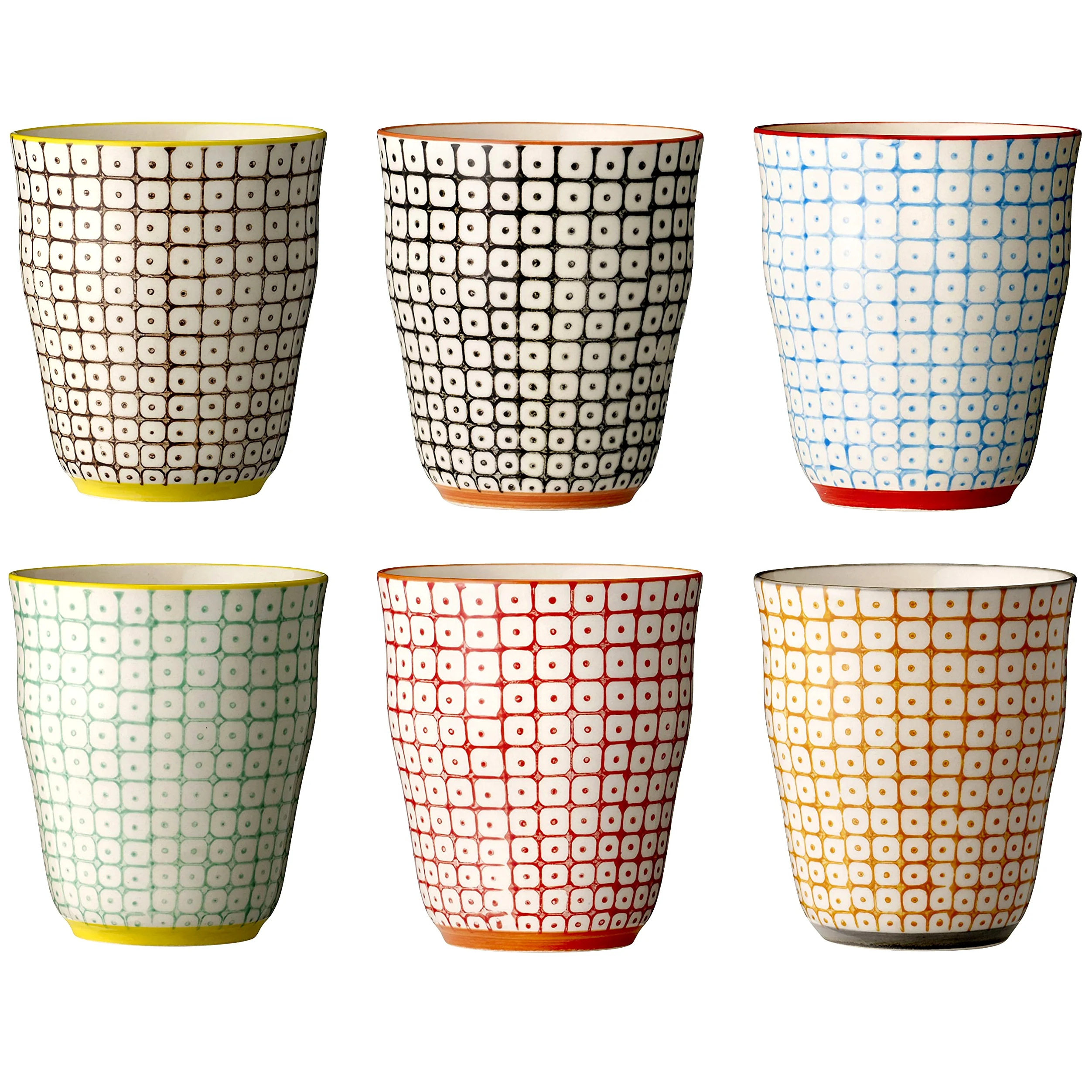Bloomingville Juego de 6 tazas Carla