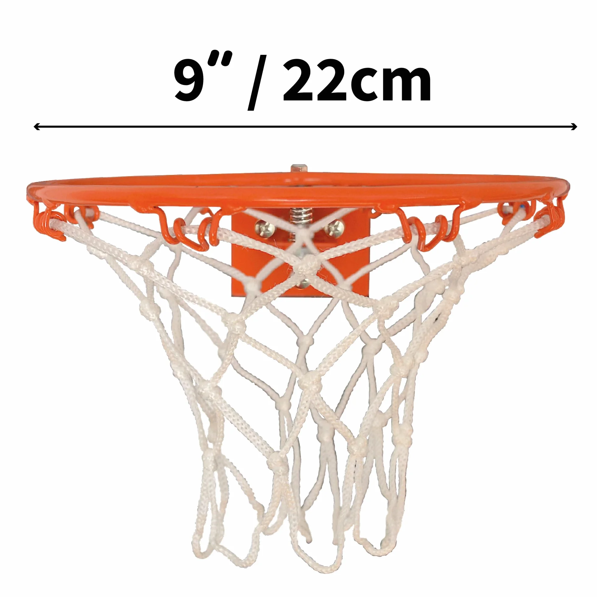 Mini Aro de Básquetbol para Puerta - Tablero Endurecido, Red y Pelotas para Mates - Canasta de Baloncesto de Interior