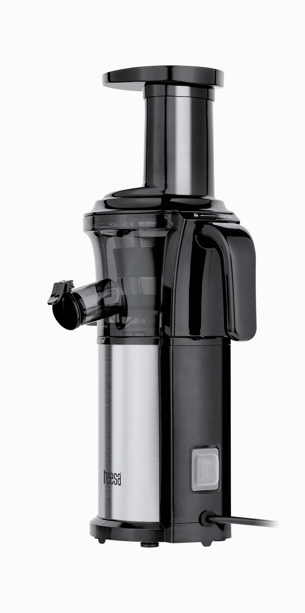 Teesa TSA3228 - Exprimidor lento, color negro