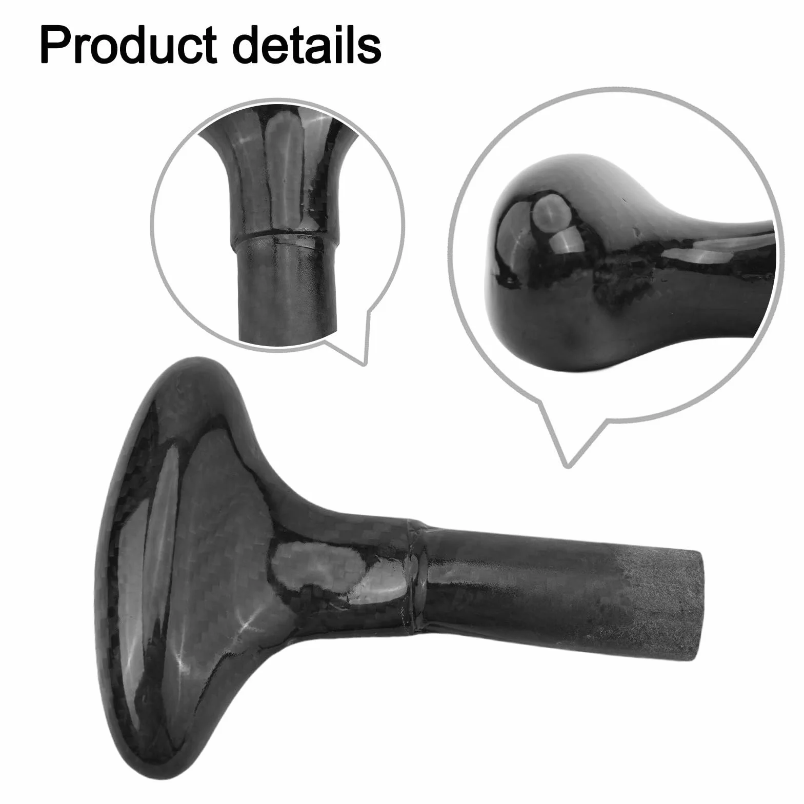 Eje de paleta de fibra de carbono 3k ligero surf esquí mango de repuesto para canoa paleta varilla de extensión para remo pieza de reparación de tabla de remo, diámetro de poste de 25 mm, negro