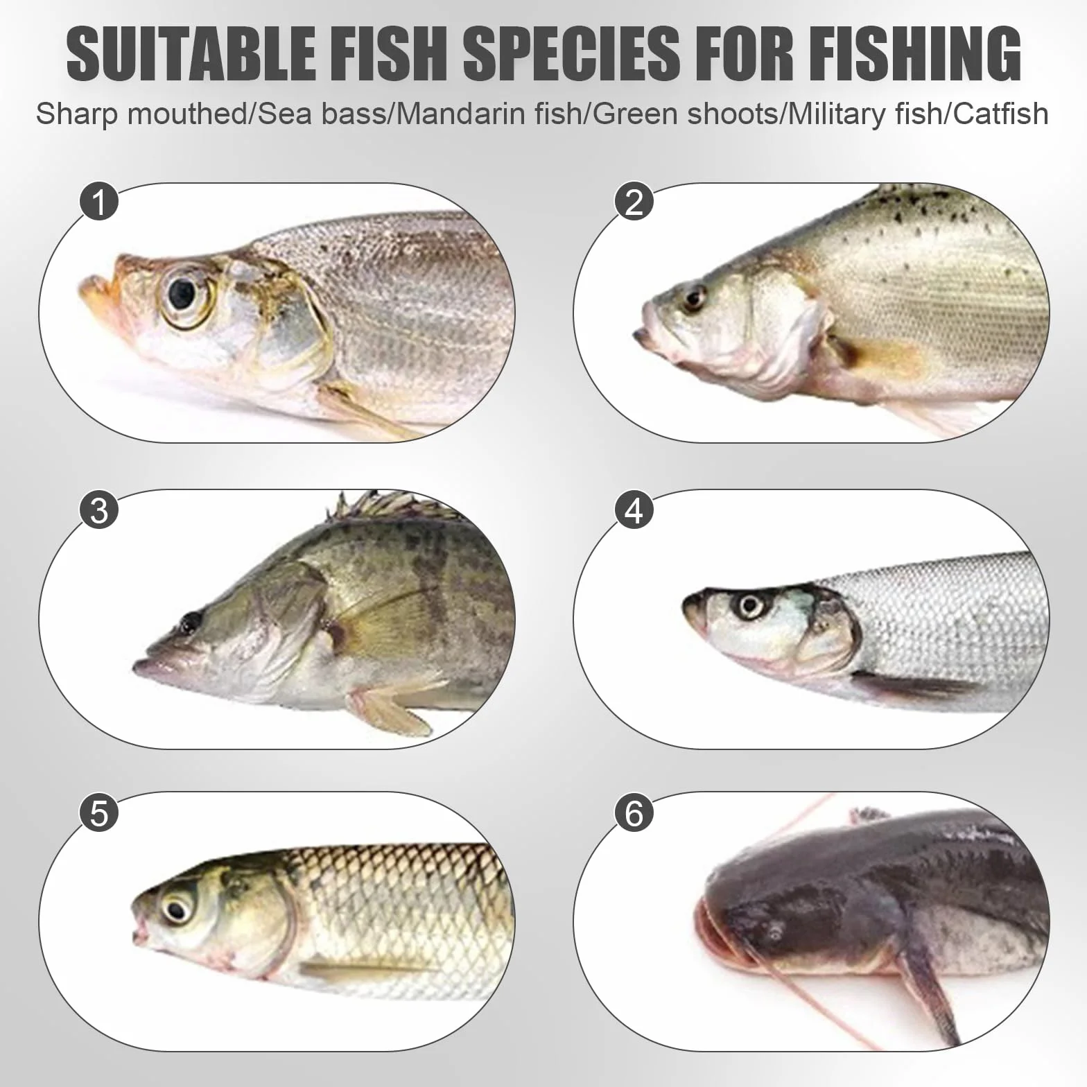 Señuelos de Pesca Giratorios Metal con Lentejuelas Luminosos para Lucio Black Bass Lubina Caja Transparente Incluido