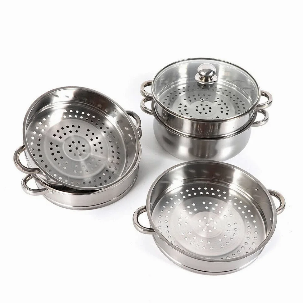 Cocina de vapor multifunción hogar cinco capas multicapa huevo al vapor, verduras al vapor, arroz al vapor olla integrada, vaporizador de seguridad con gran capacidad