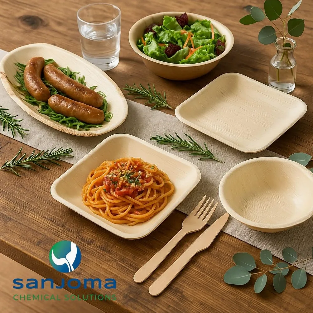 Pack 50 Platos Cuadrados de Hoja de Palma Areca – Compostables, Resistentes y Naturales - Apto para Microondas – Ideal para Eventos, Catering y Picnic