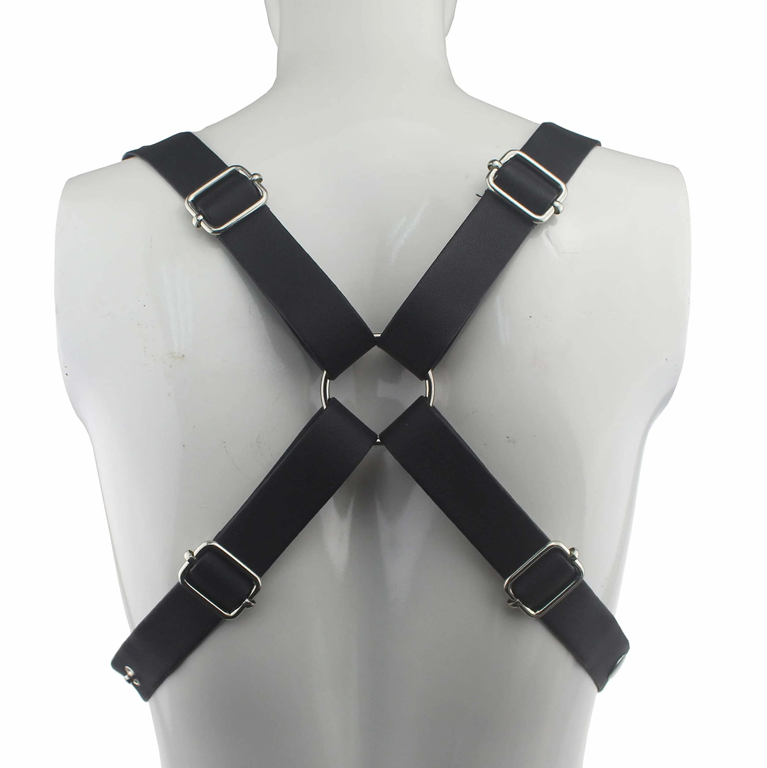 Funda de Pistola de Cuero Negro Ajustable Harley Cosplay