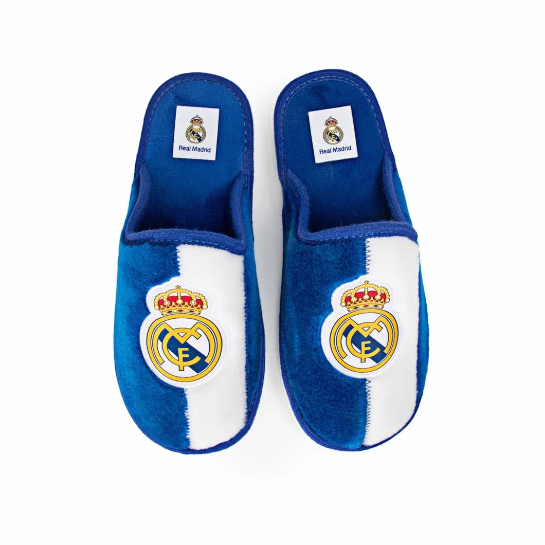 MARPEN SLIPPERS, Zapatillas de casa Real Madrid CF Oficiales Temporada 24/25 para Hombre o Mujer, Ligeras de Invierno