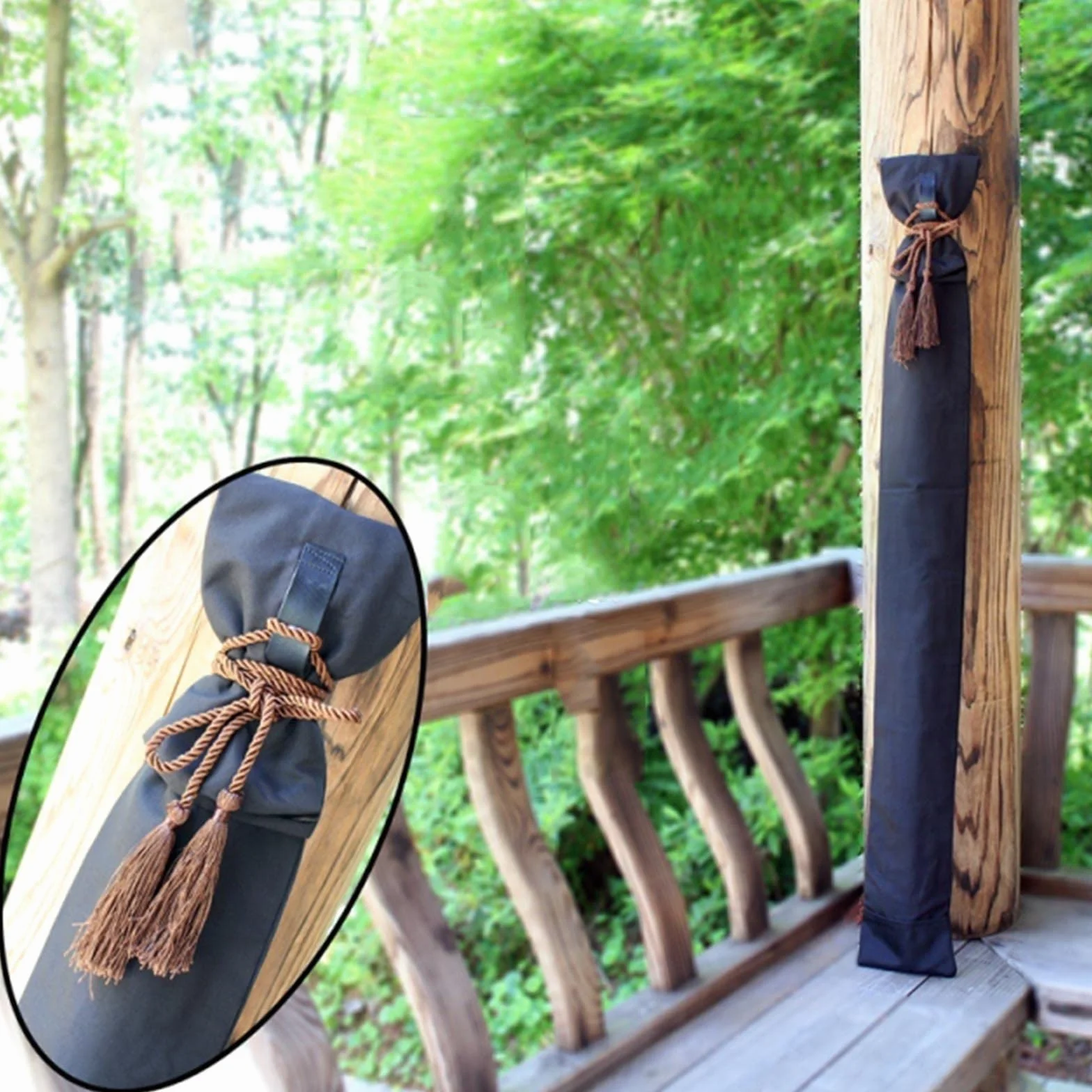Funda de transporte para espadas Wushu, poliéster, bolsa para Tai Chi, Aikido